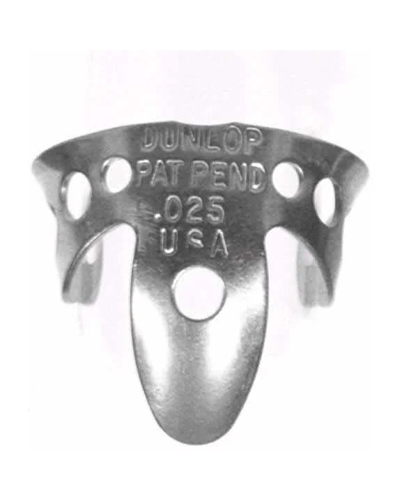 Dunlop Nickel Silver Mini Fingerpick, 0.025in - Image 2
