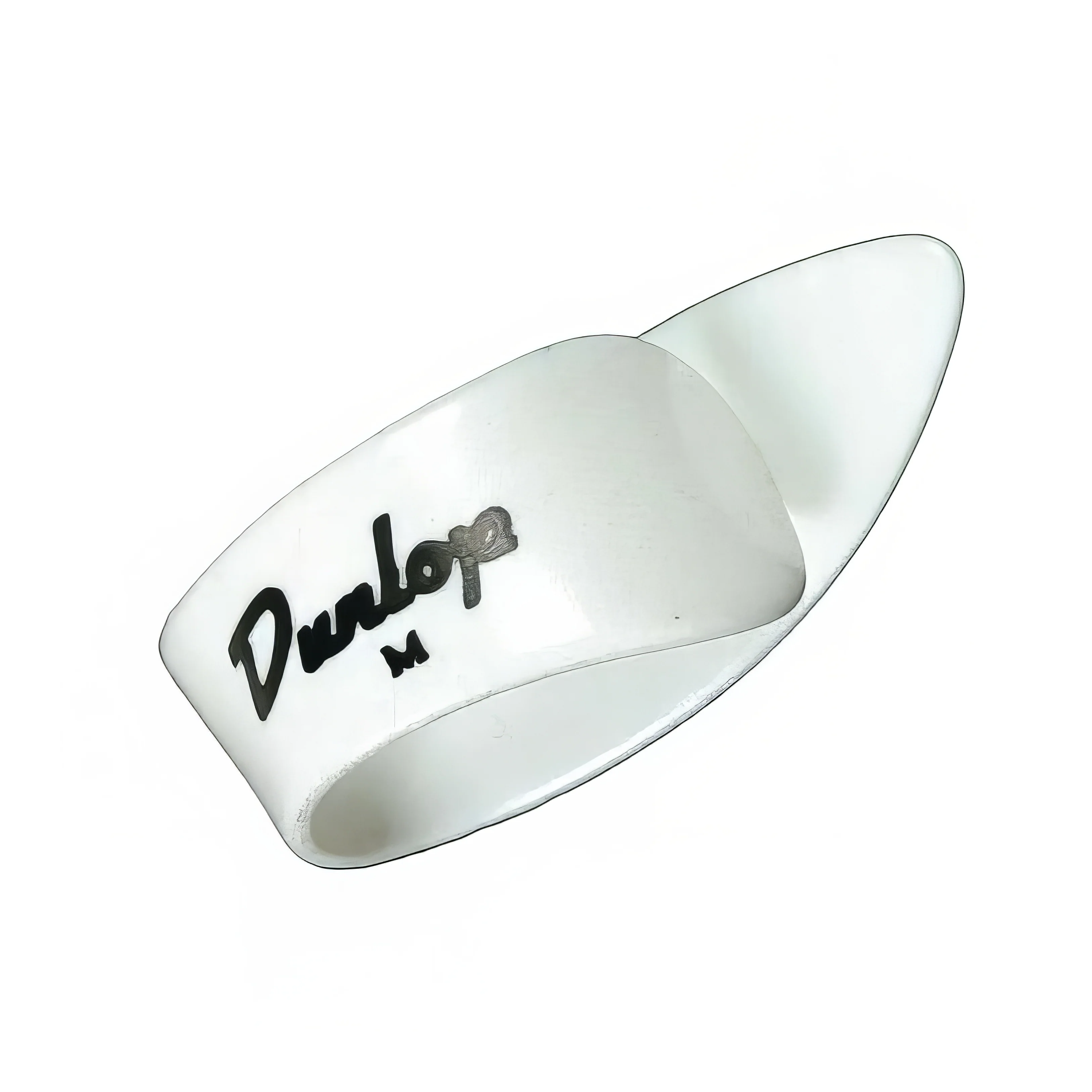 Dunlop White Plastic Left-Handed Thumbpick, Medium - Image 2
