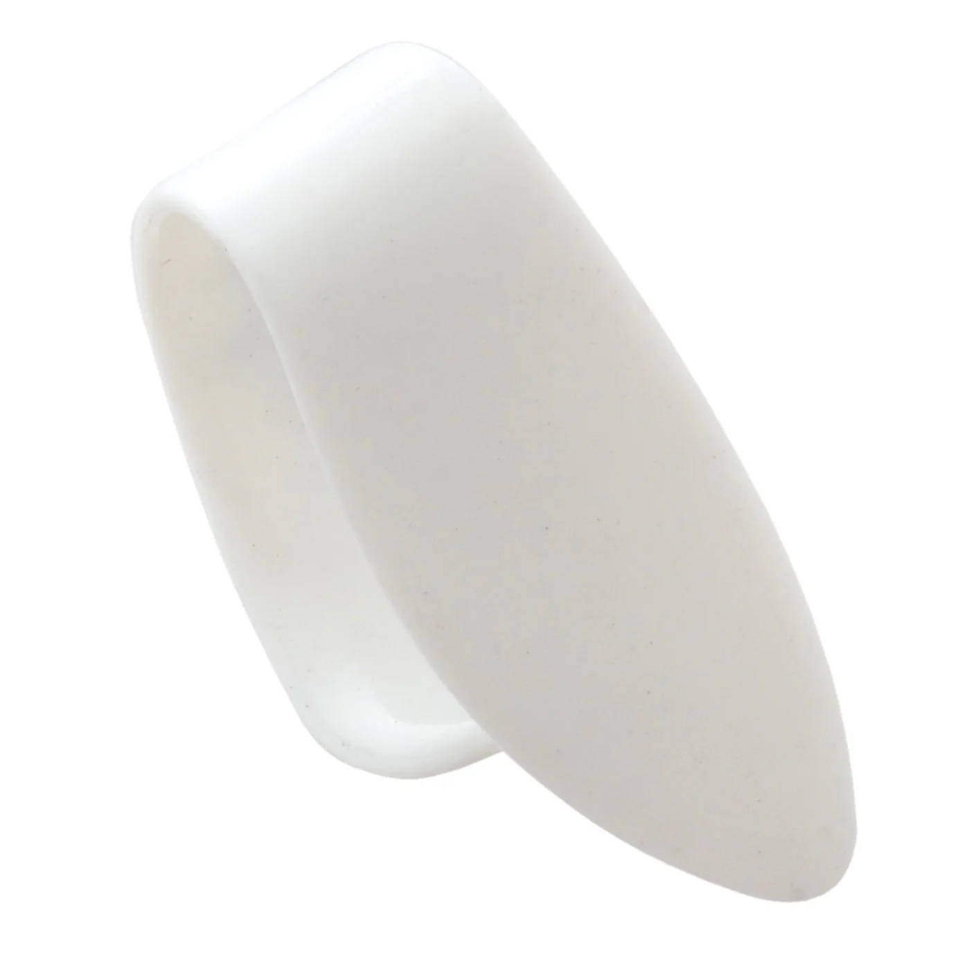 Dunlop White Plastic Thumbpick, Medium - Image 2