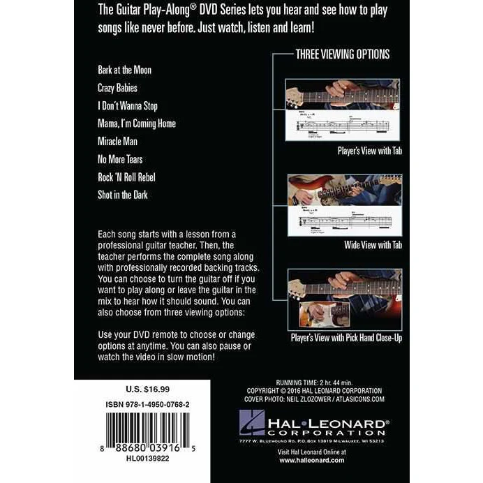 DVD - Ozzy Osbourne - Guitar Play-Along DVD Vol. 44 - Image 3