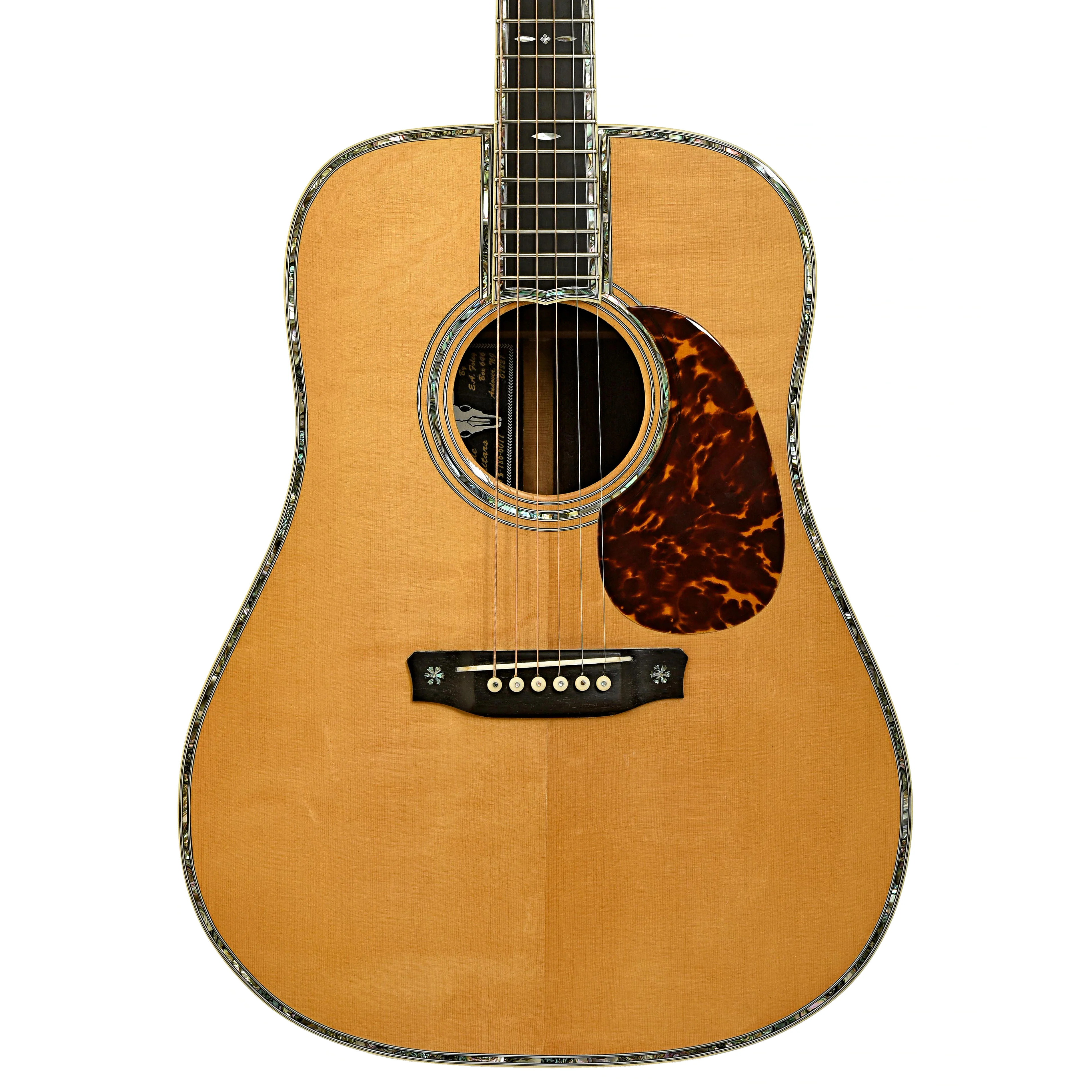 E.A. Foley Brazilian Dreadnought Acoustic Guitar (2000) - Image 3