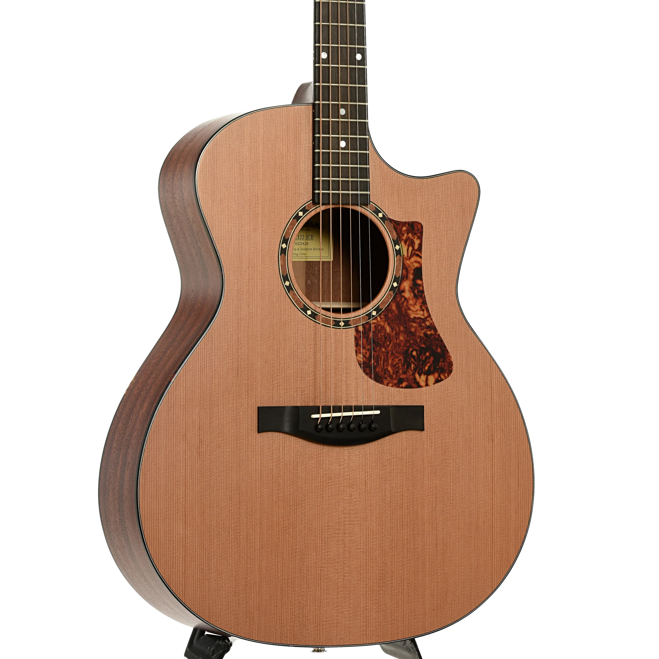 Eastman AC122-2CE Acoustic Guitar and Gigbag (2022) - Image 4