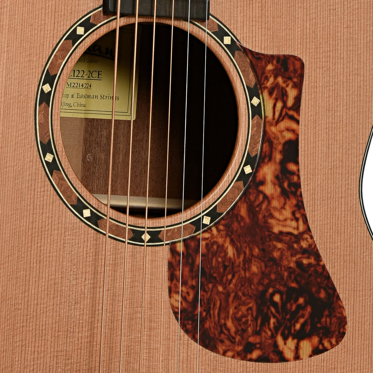Eastman AC122-2CE Acoustic Guitar and Gigbag (2022) - Image 6