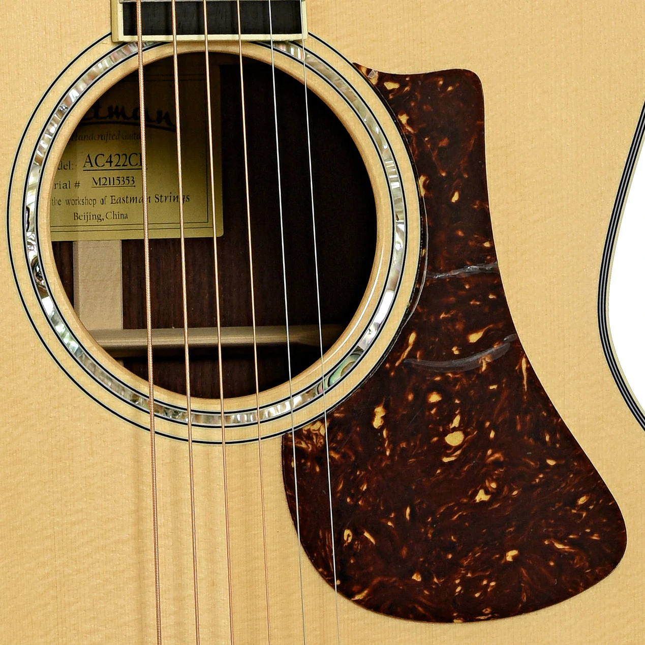 Eastman AC422CE Acoustic-Electric Guitar (2021) - Image 6
