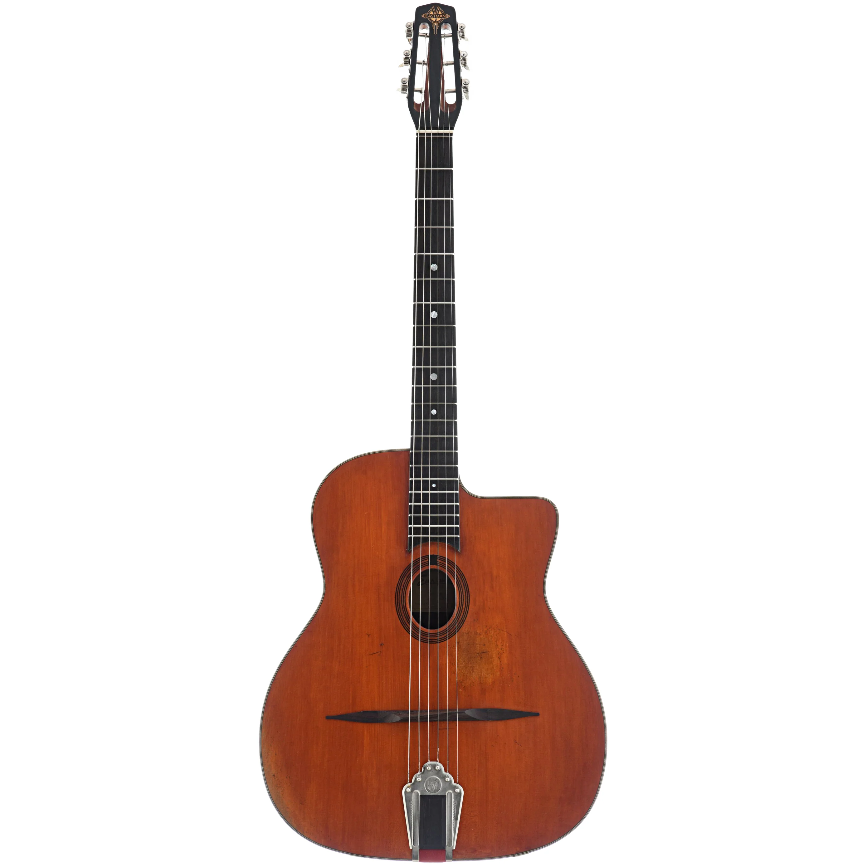 Eastman DM2 Hot Club Jazz Guitar & Case, Antique Varnish Finish - Image 14