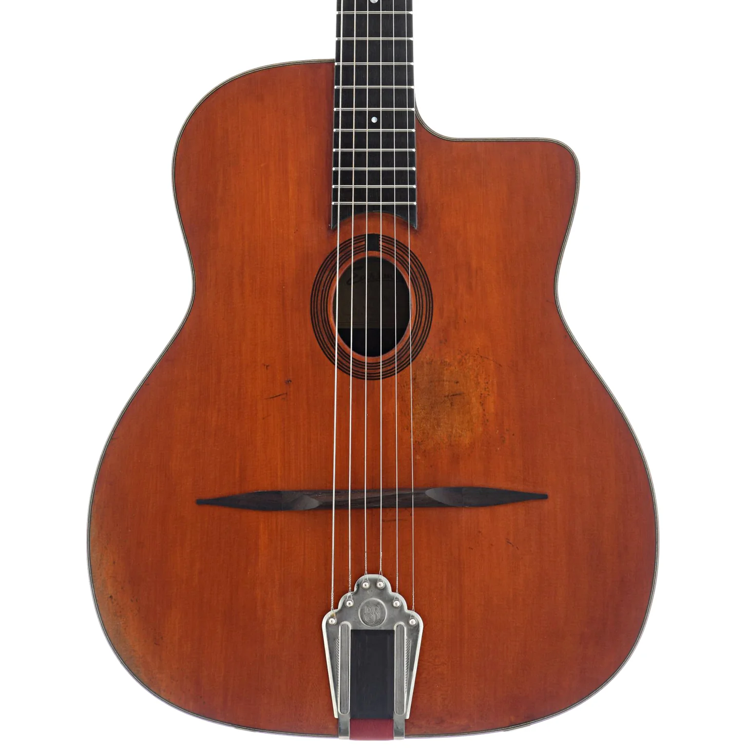 Eastman DM2 Hot Club Jazz Guitar & Case, Antique Varnish Finish - Image 2