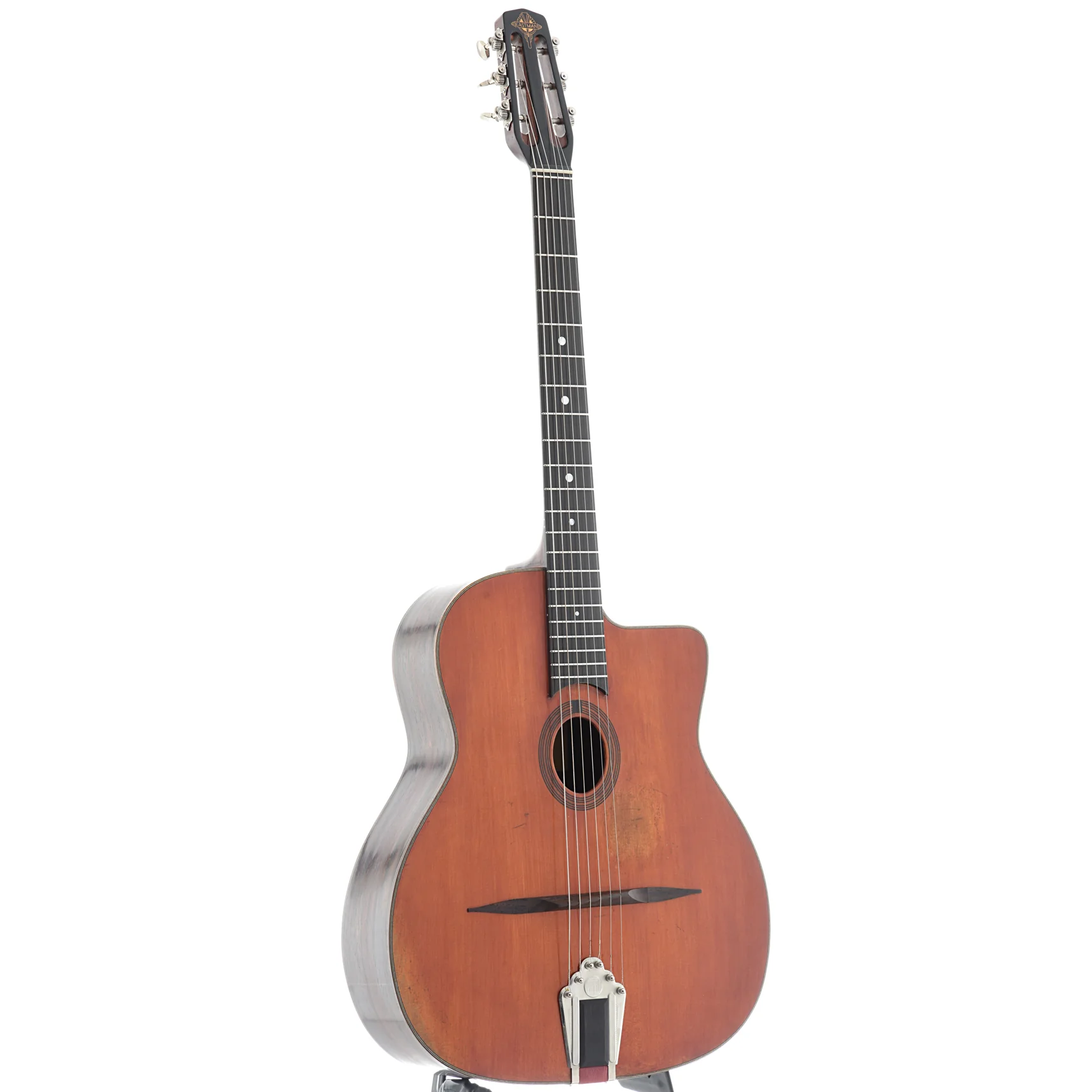 Eastman DM2 Hot Club Jazz Guitar & Case, Antique Varnish Finish - Image 3
