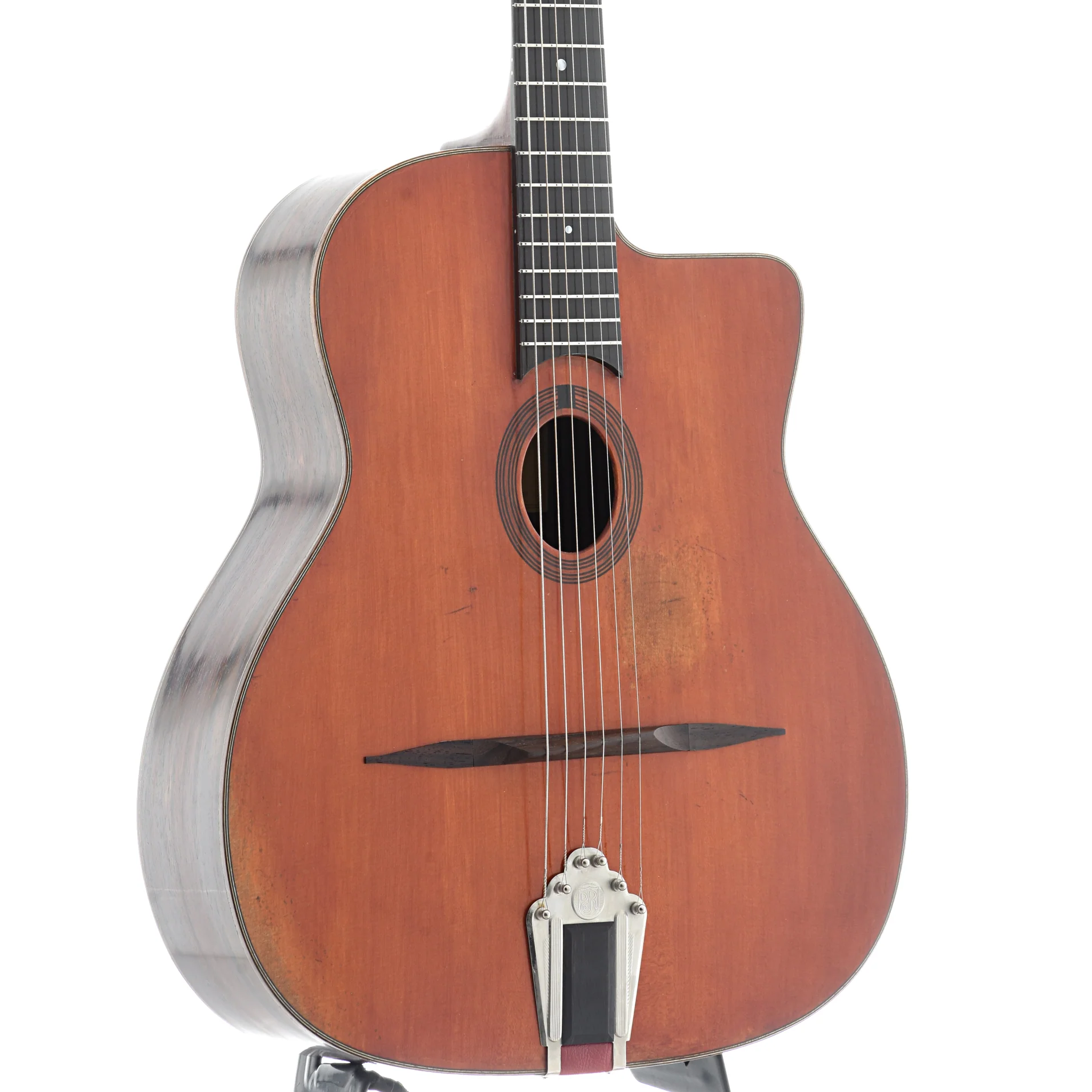 Eastman DM2 Hot Club Jazz Guitar & Case, Antique Varnish Finish - Image 4
