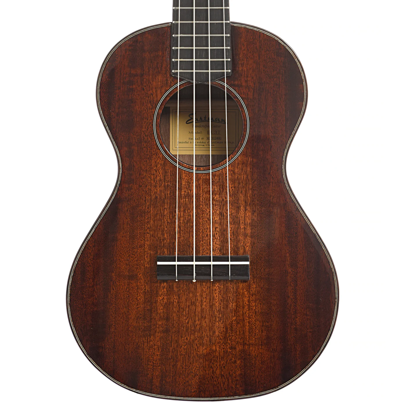 Eastman EU3T Tenor Ukulele & Case - Image 2