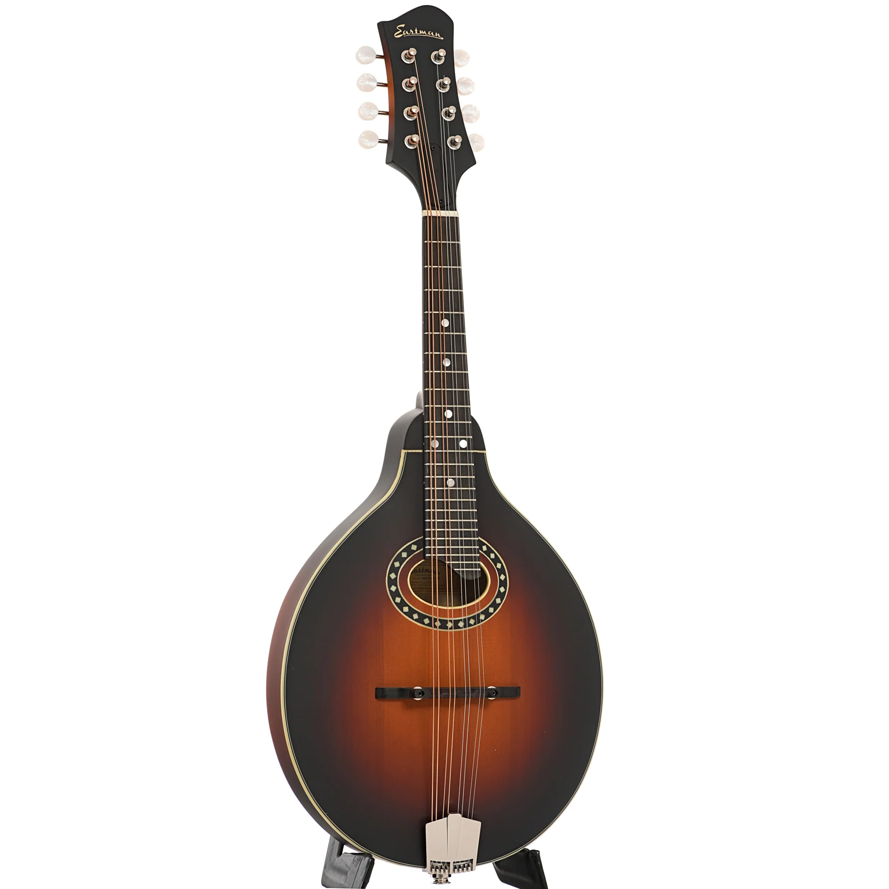 Eastman MD304E-SB Mandolin & Gigbag, Sunburst - Image 3