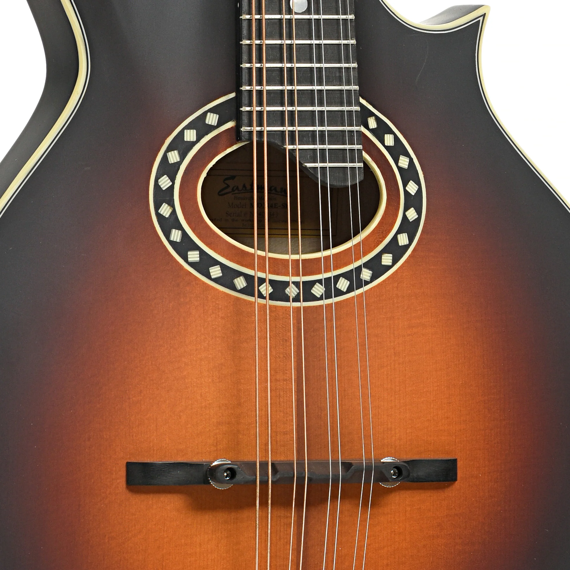 Eastman MD314E-SB Mandolin & Gigbag, Sunburst - Image 6
