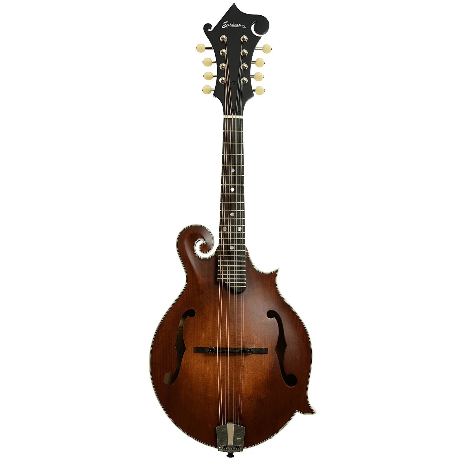 Eastman MD315 Adirondack Wide Neck Amberburst Mandolin & Case - Image 14