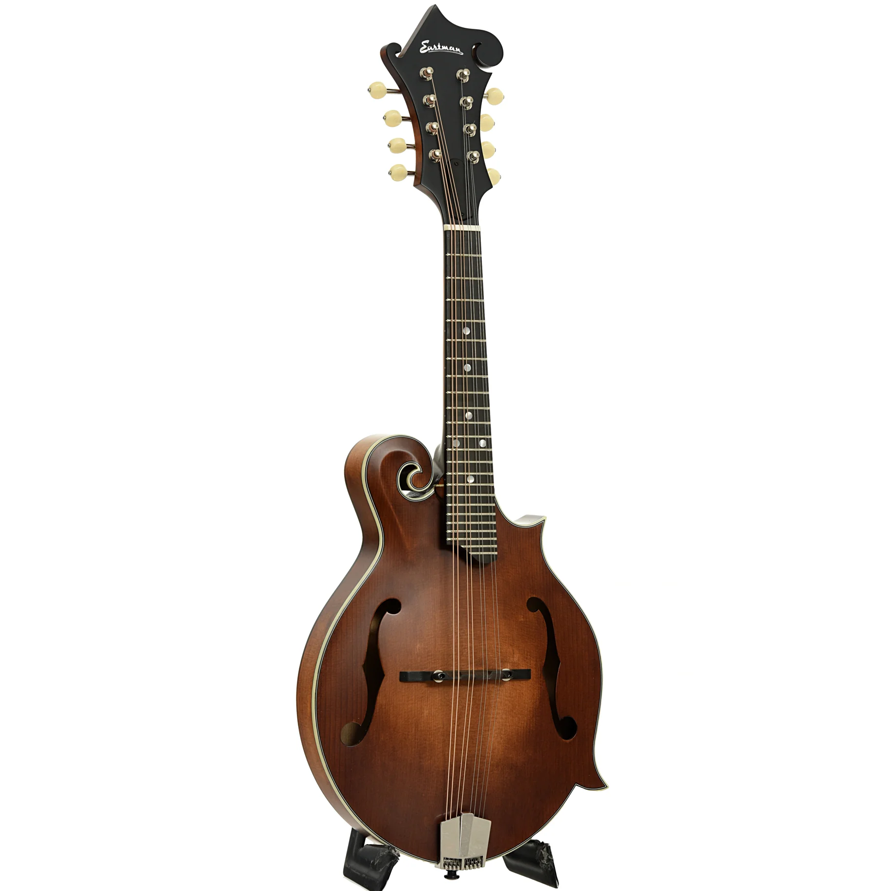 Eastman MD315 Adirondack Wide Neck Amberburst Mandolin & Case - Image 3