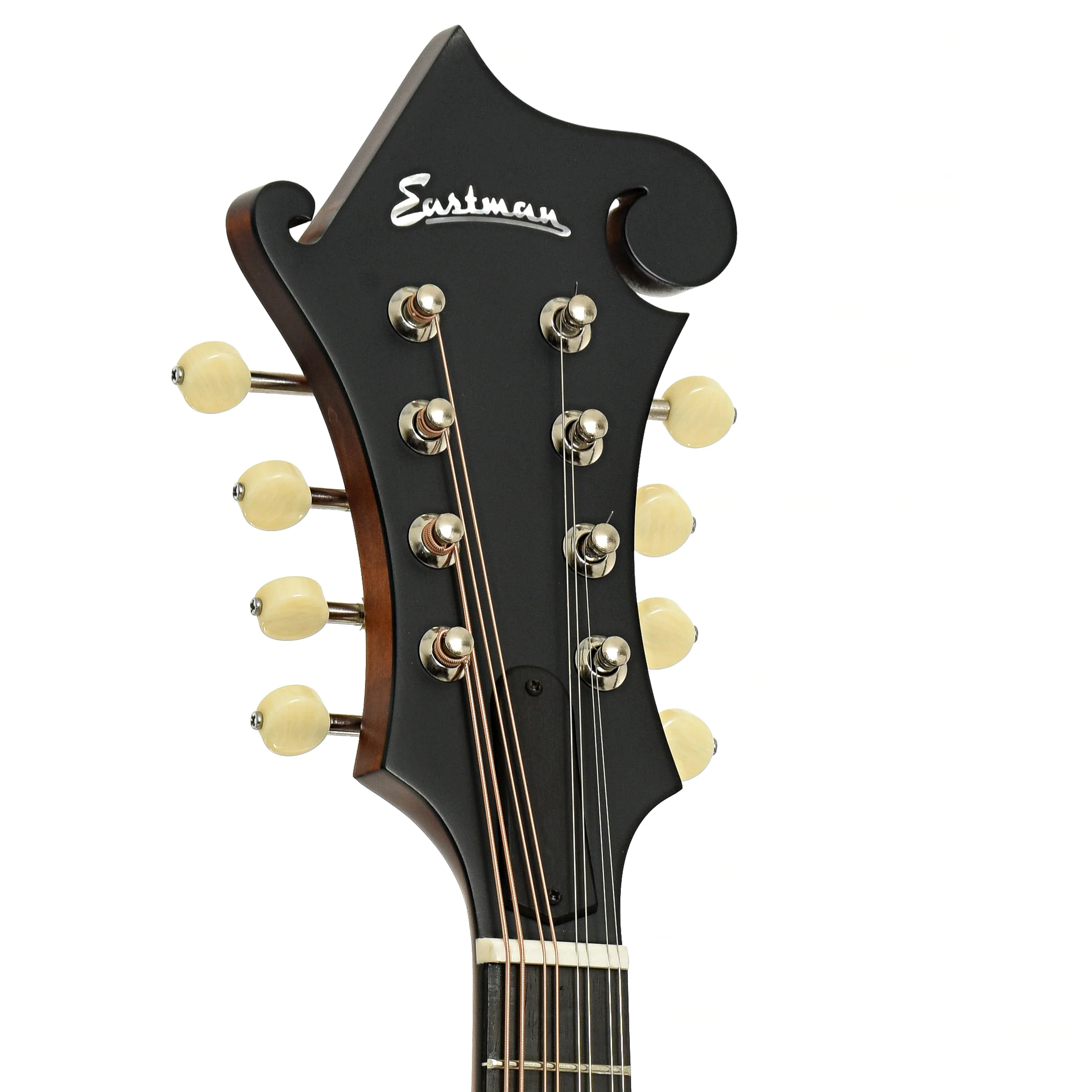 Eastman MD315 Adirondack Wide Neck Amberburst Mandolin & Case - Image 8
