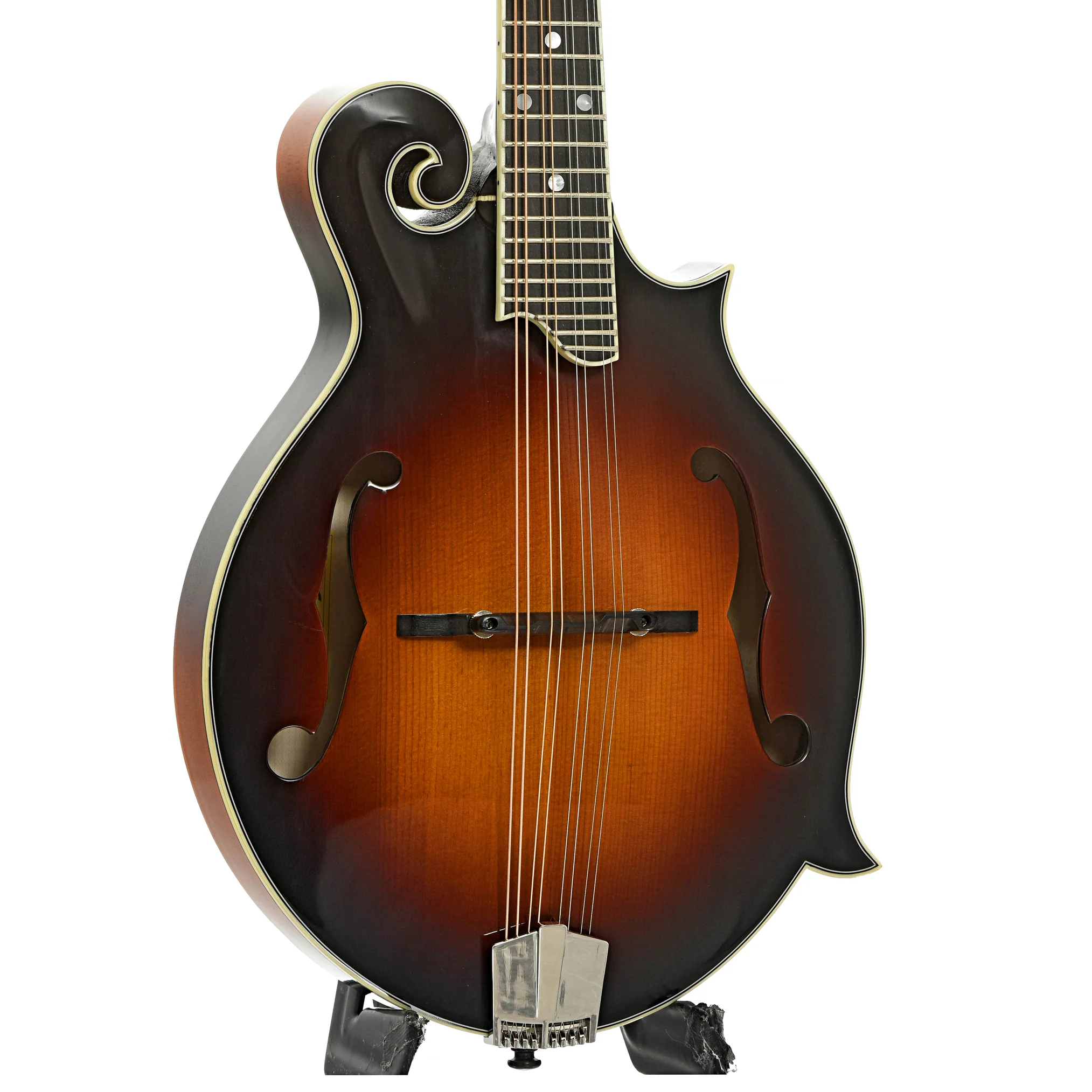 Eastman MD515/TV Wide Neck Sunburst Mandolin & Case - Image 4