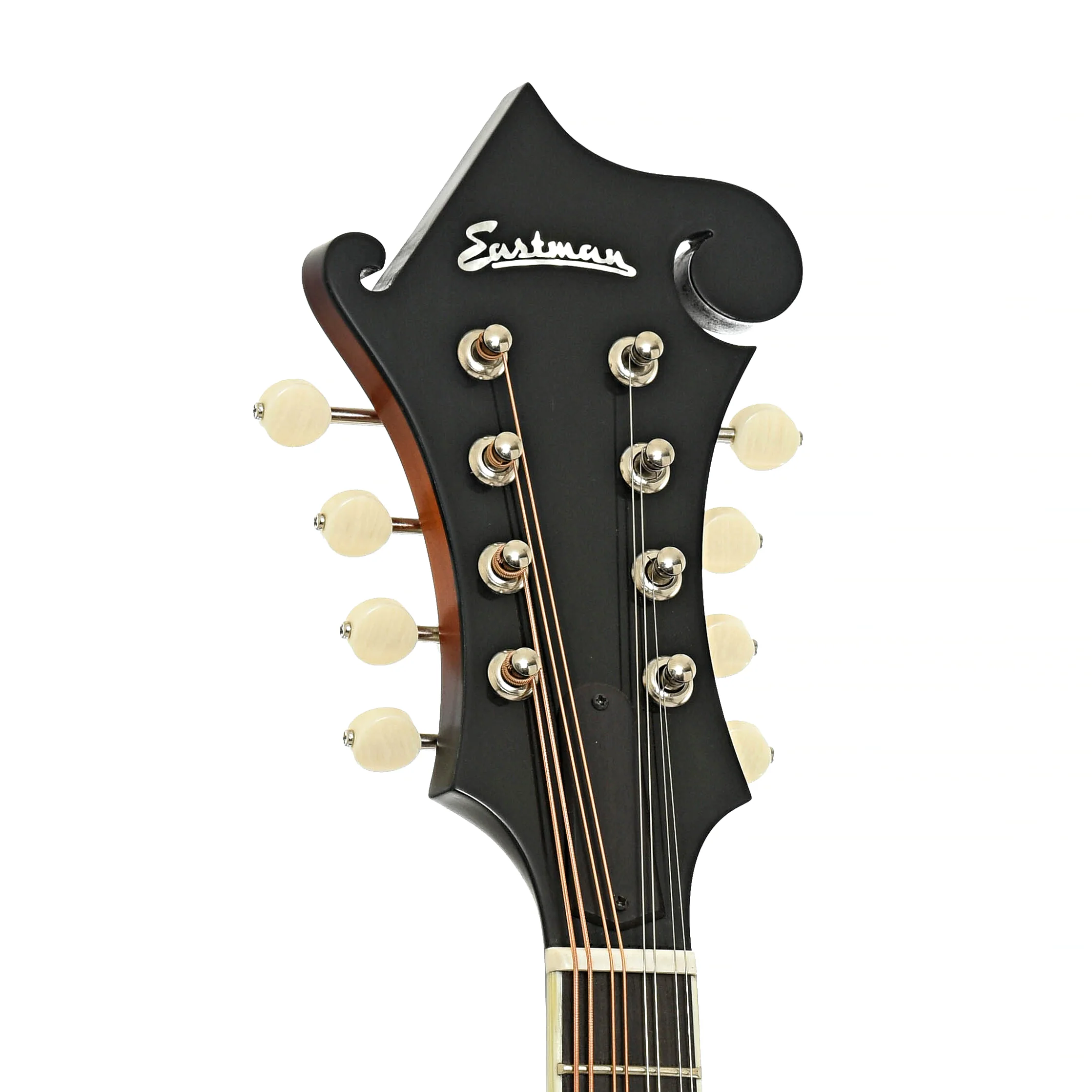 Eastman MD515/TV Wide Neck Sunburst Mandolin & Case - Image 8