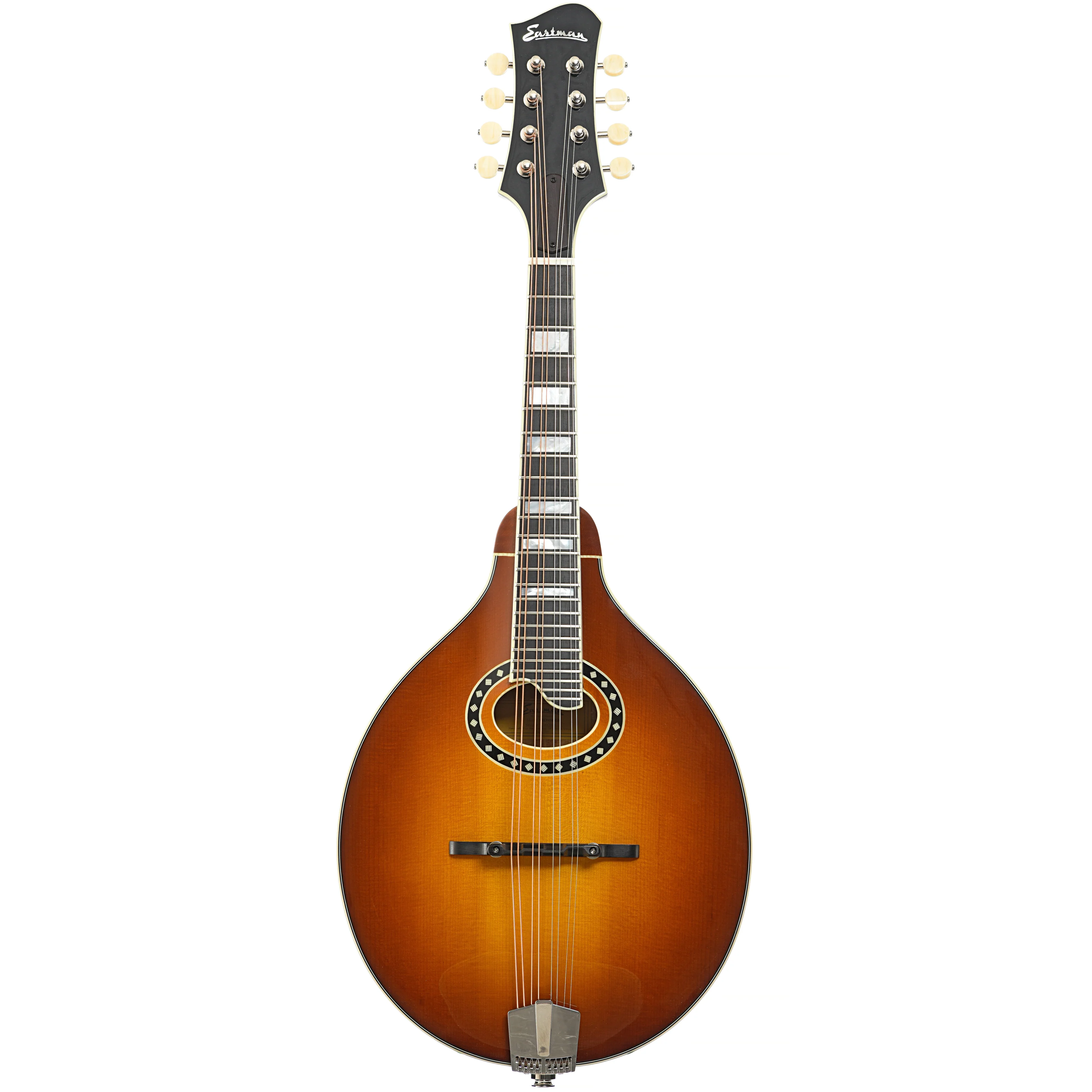 Eastman MD604 Mandolin & Case, Gold Burst - Image 14