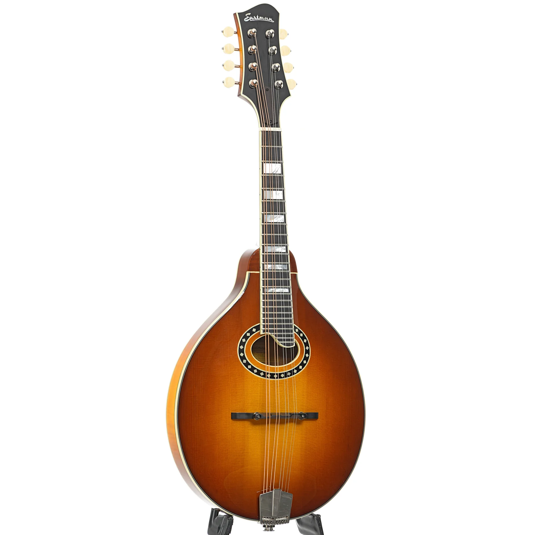 Eastman MD604 Mandolin & Case, Gold Burst - Image 3