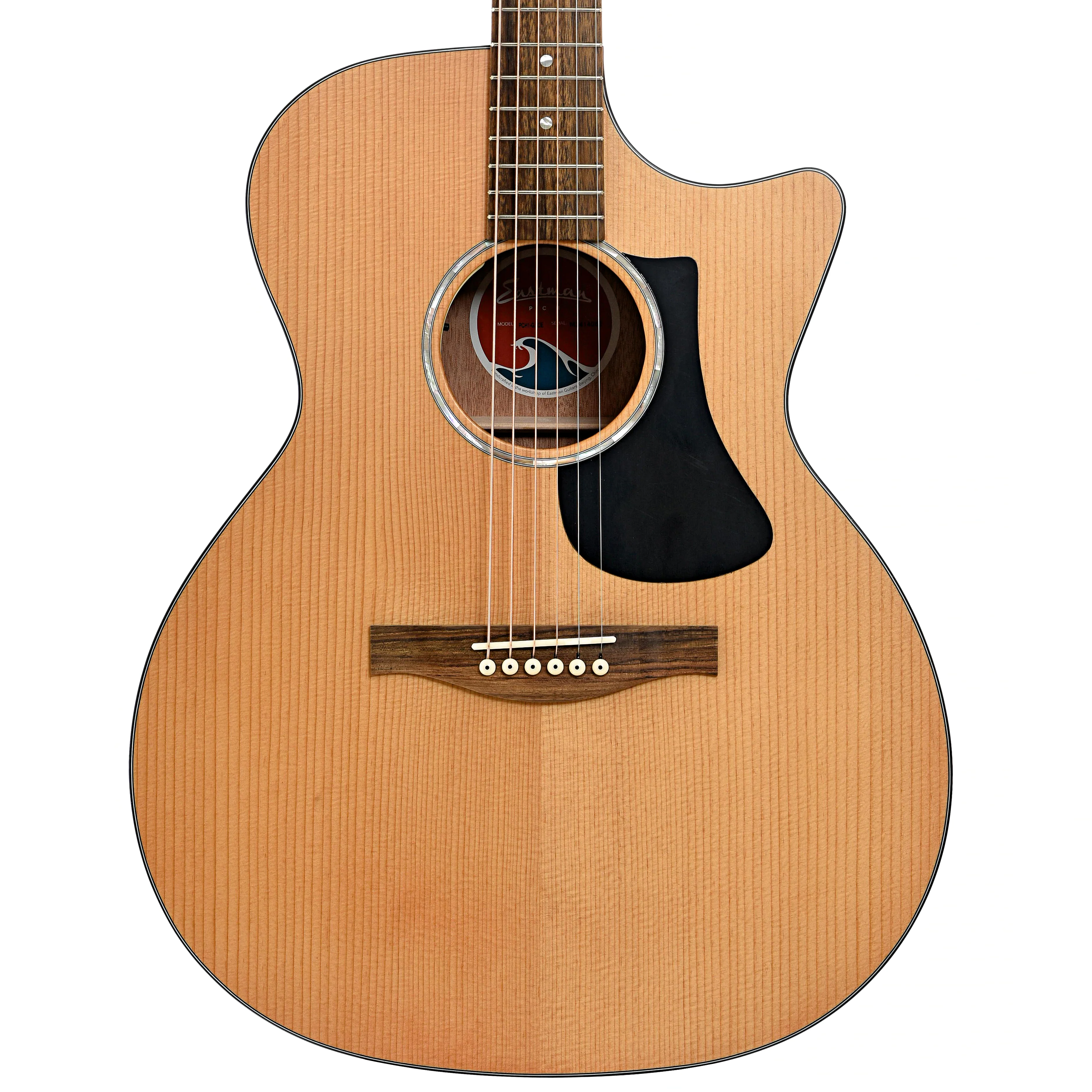 Eastman PCH1-GACE "Pacific Coast Highway" Acoustic Guitar & Gigbag, Natural Finish - Image 2