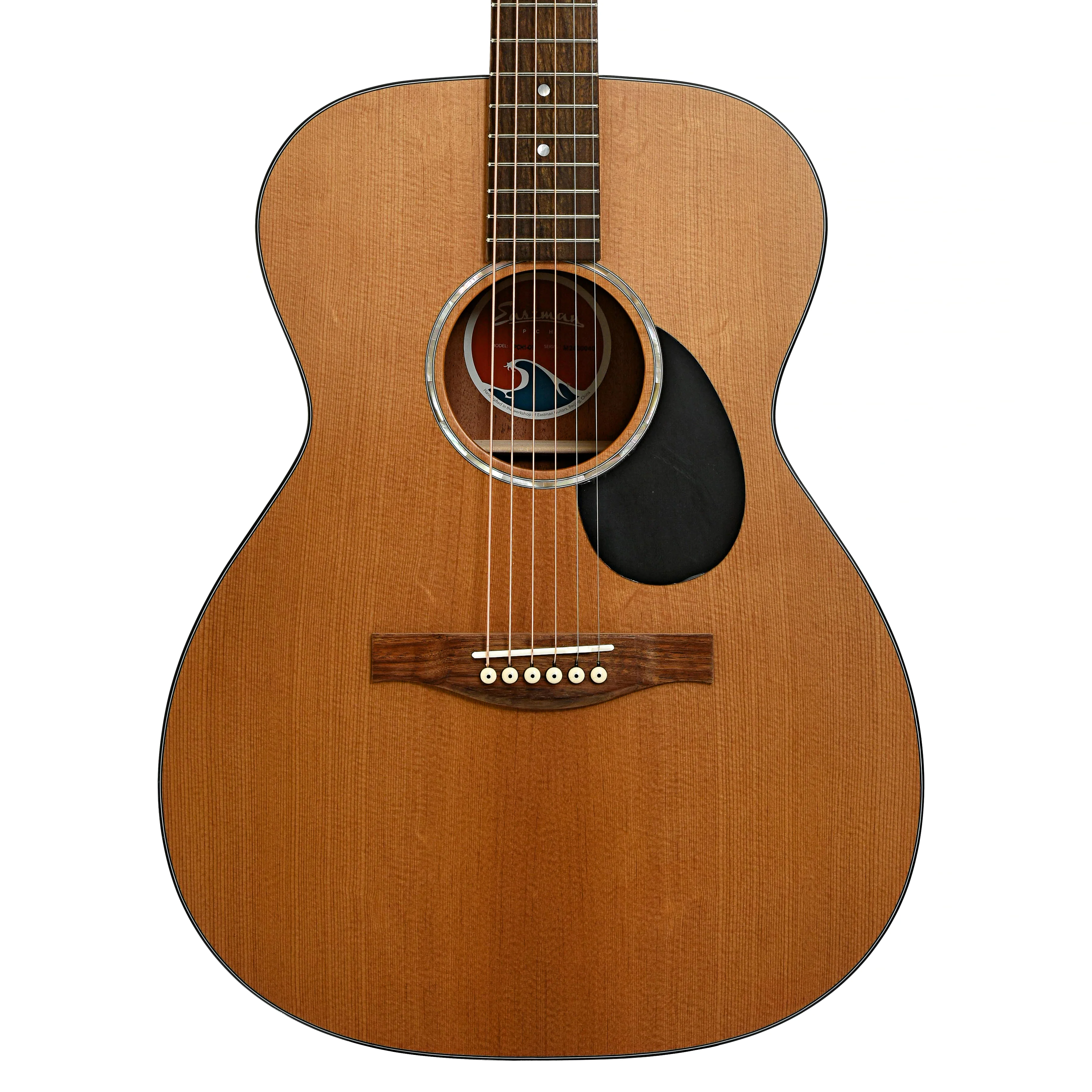 Eastman PCH1-OM "Pacific Coast Highway" Acoustic Guitar & Gigbag, Natural Finish - Image 2