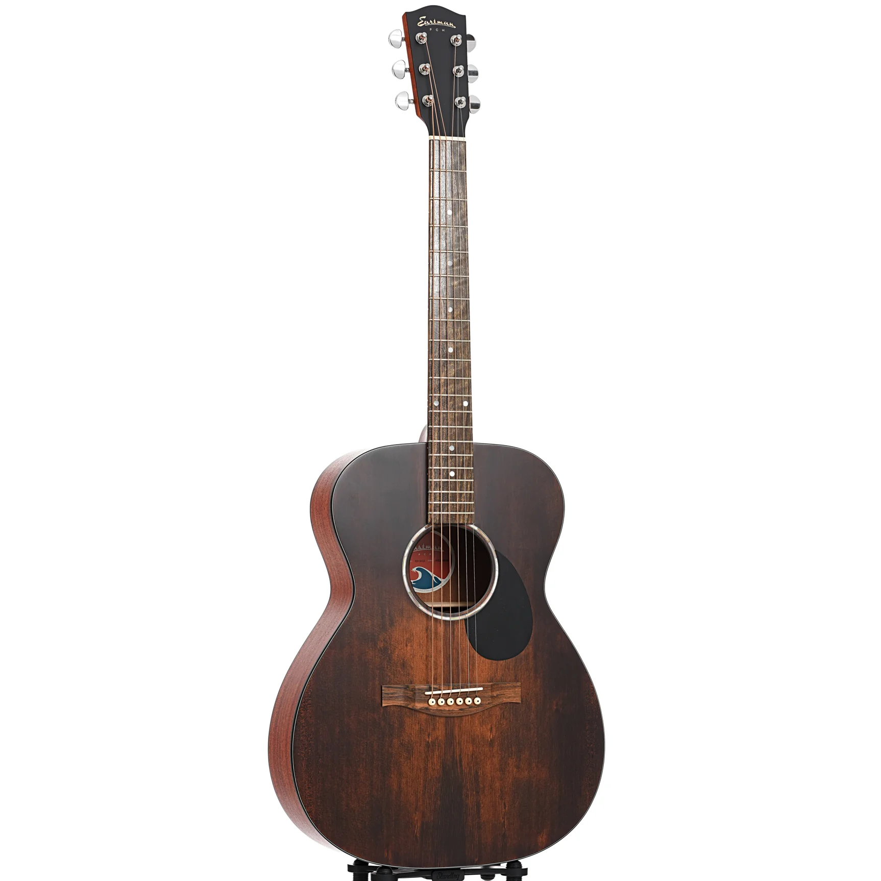 Eastman PCH1-OM "Pacific Coast Highway" Acoustic Guitar & Gigbag, Classic Stained Finish - Image 3