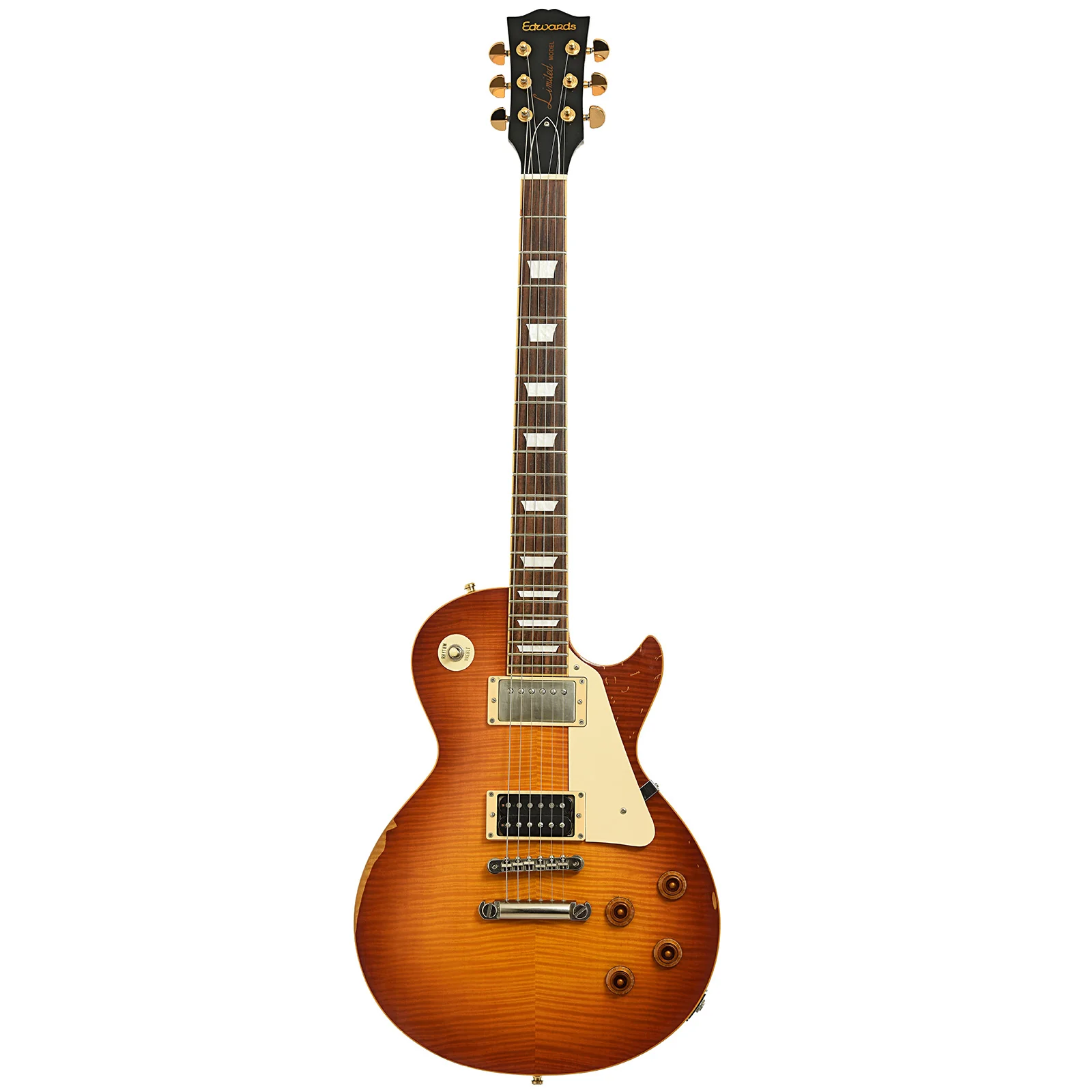 Edwards E-LP-112LTS/RE Electric Guitar (1990s) - Image 14