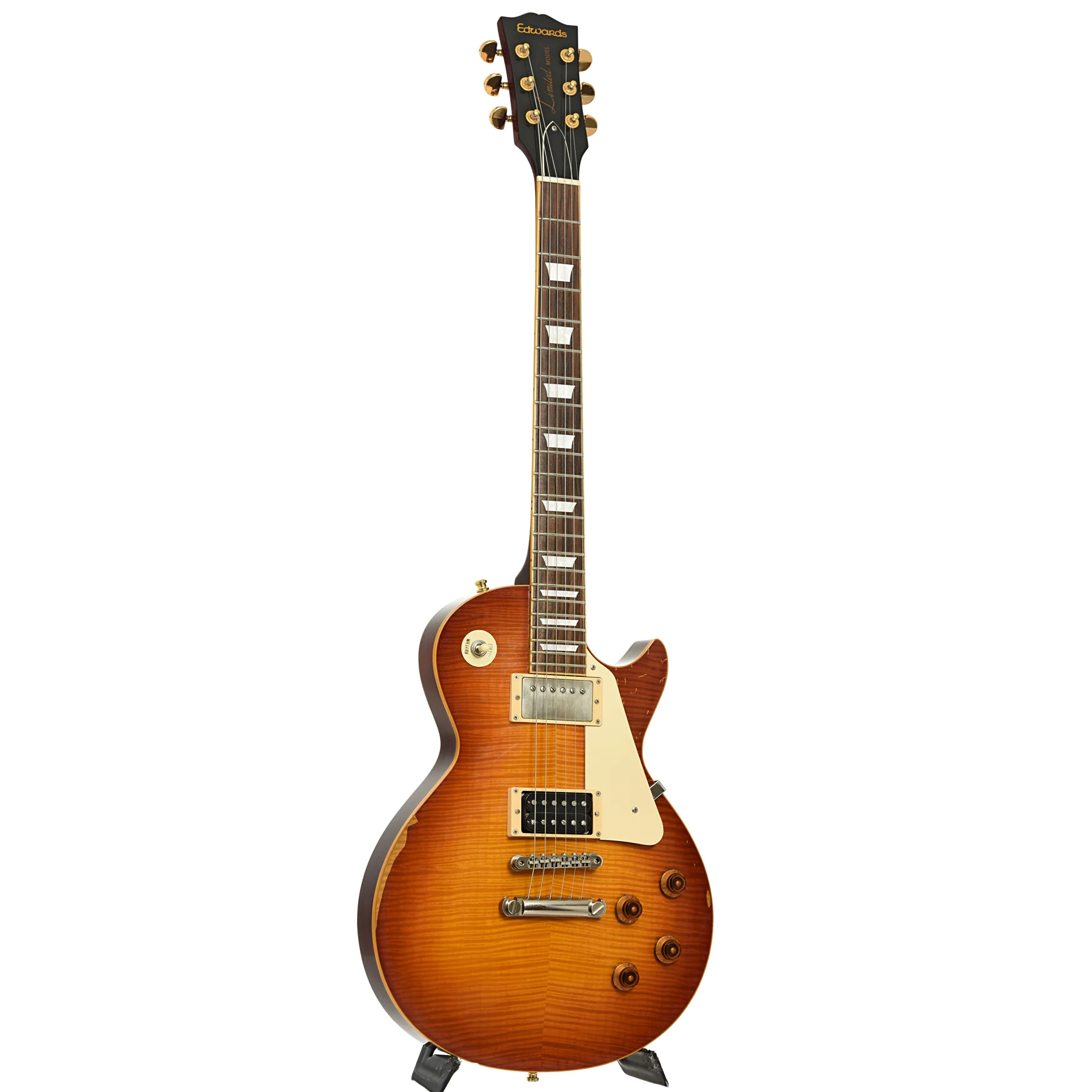Edwards E-LP-112LTS/RE Electric Guitar (1990s) - Image 3