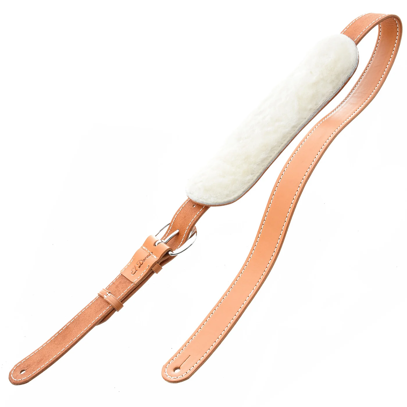 El Dorado Leather Guitar Strap, Tan - Image 3