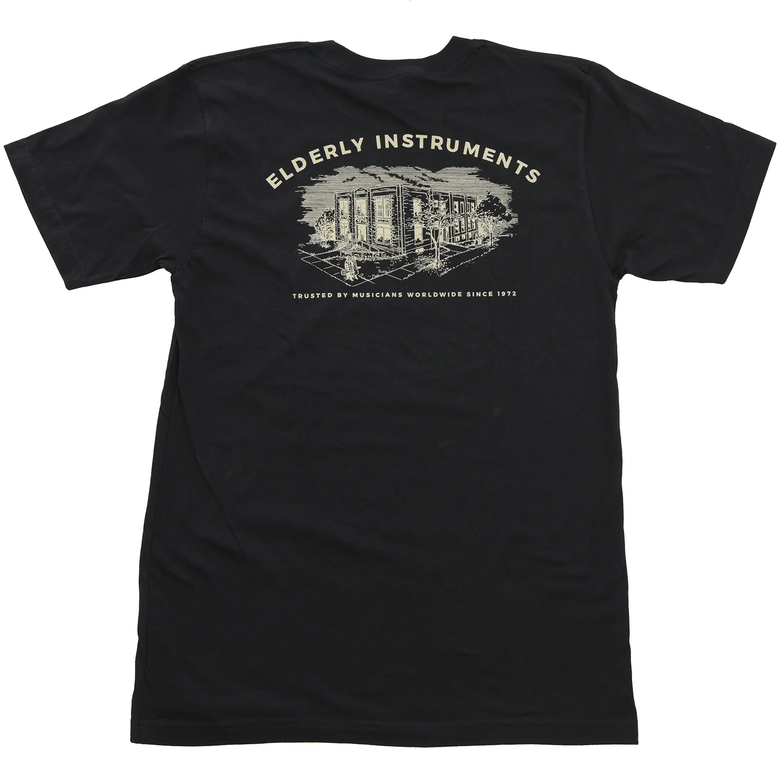 Elderly Instruments 2-Sided T-Shirt, Black (Various Sizes) - Image 5