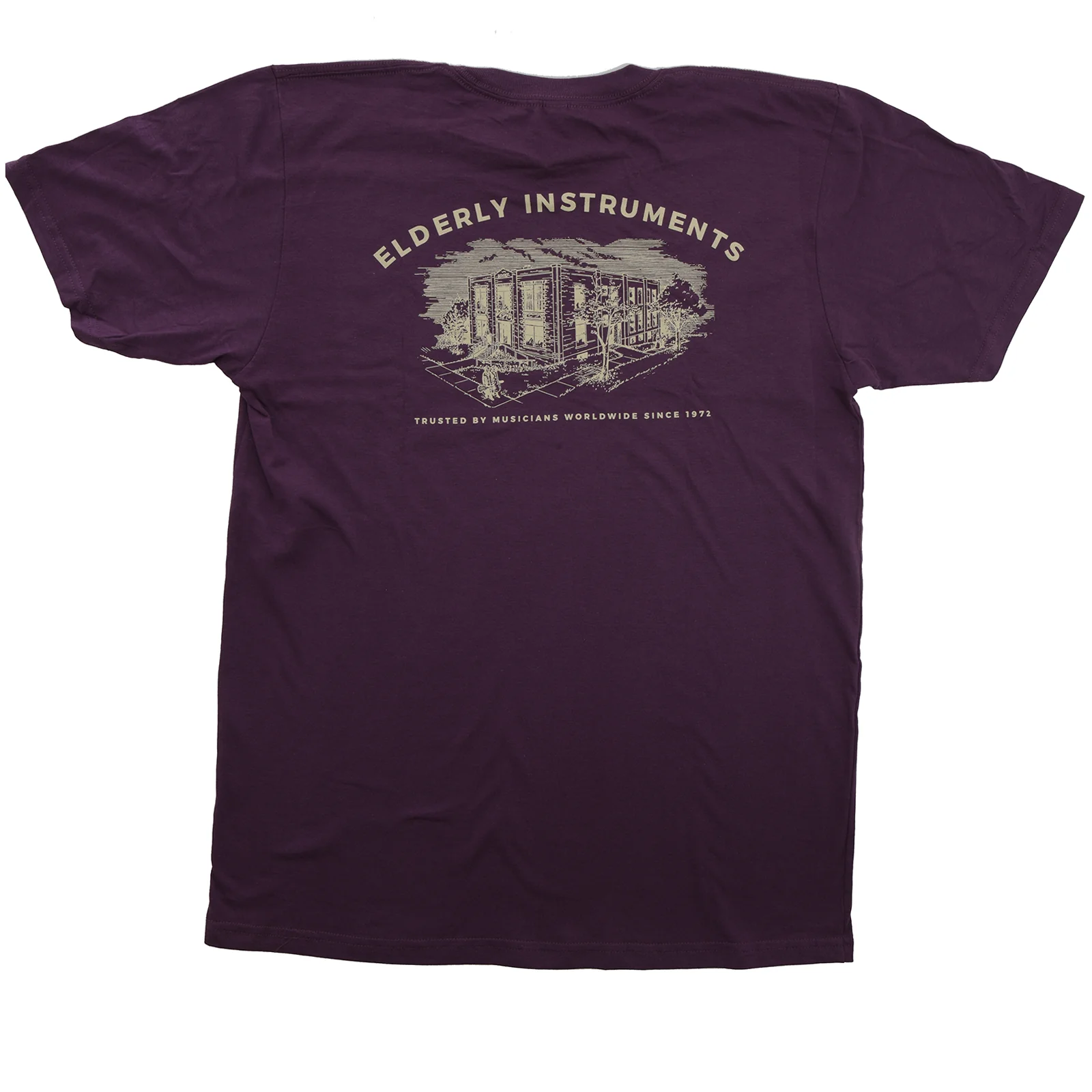 Elderly Instruments 2-Sided T-Shirt, Eggplant (Various Sizes) - Image 5