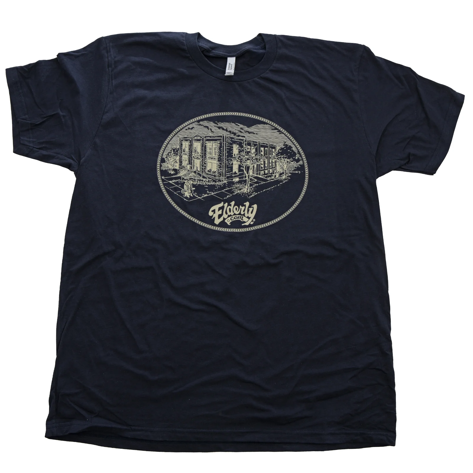 Elderly Instruments Building Shirt, Navy (Various Sizes) - Image 2