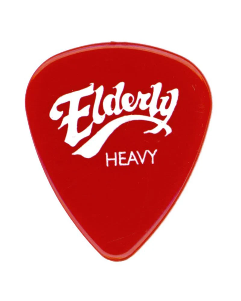 Elderly Instruments Delrin Red Guitar Pick, Heavy - Image 2