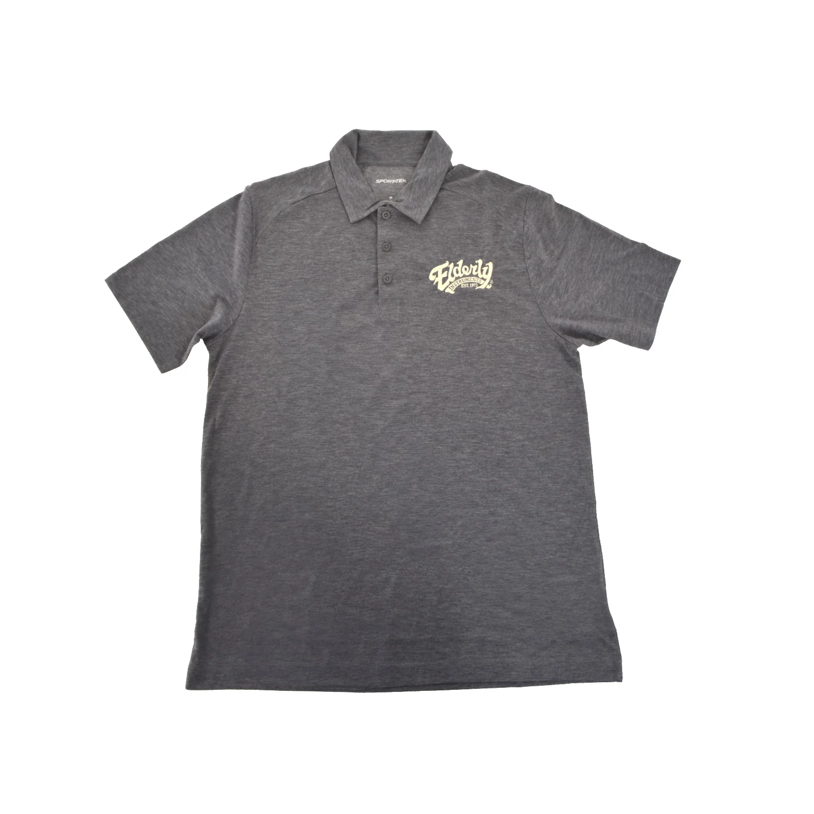 Elderly Instruments Polo Shirt, Heathered Gray (Various Sizes) - Image 2