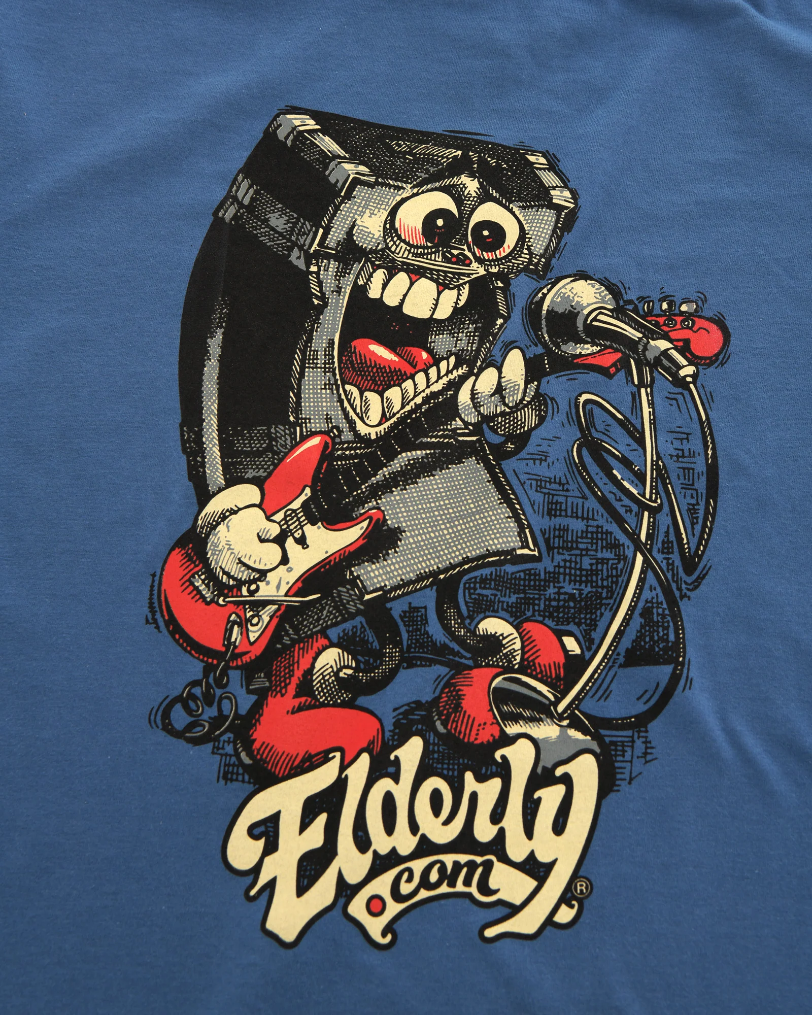 Elderly Instruments Art T-Shirt, Singing Amp (Various Sizes) - Image 2