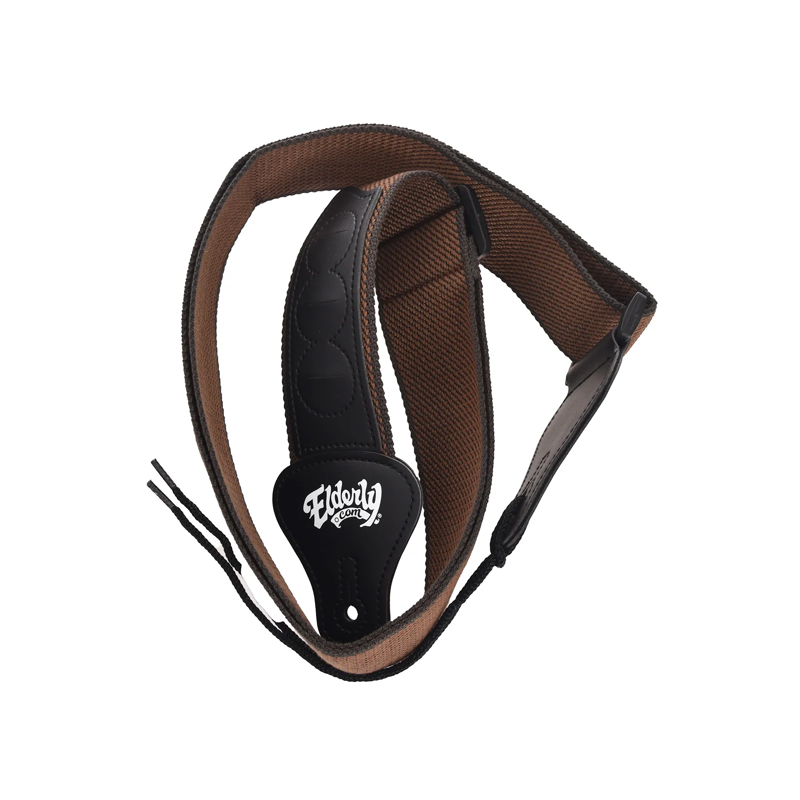 Elderly Instruments Guitar Strap, Brown - Image 3