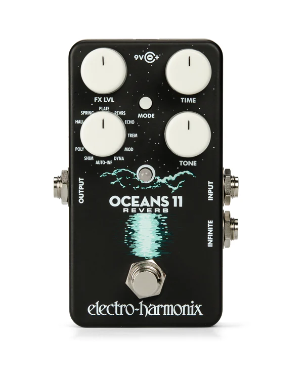 Electro Harmonix Oceans 11 Reverb Effect Pedal - Image 2