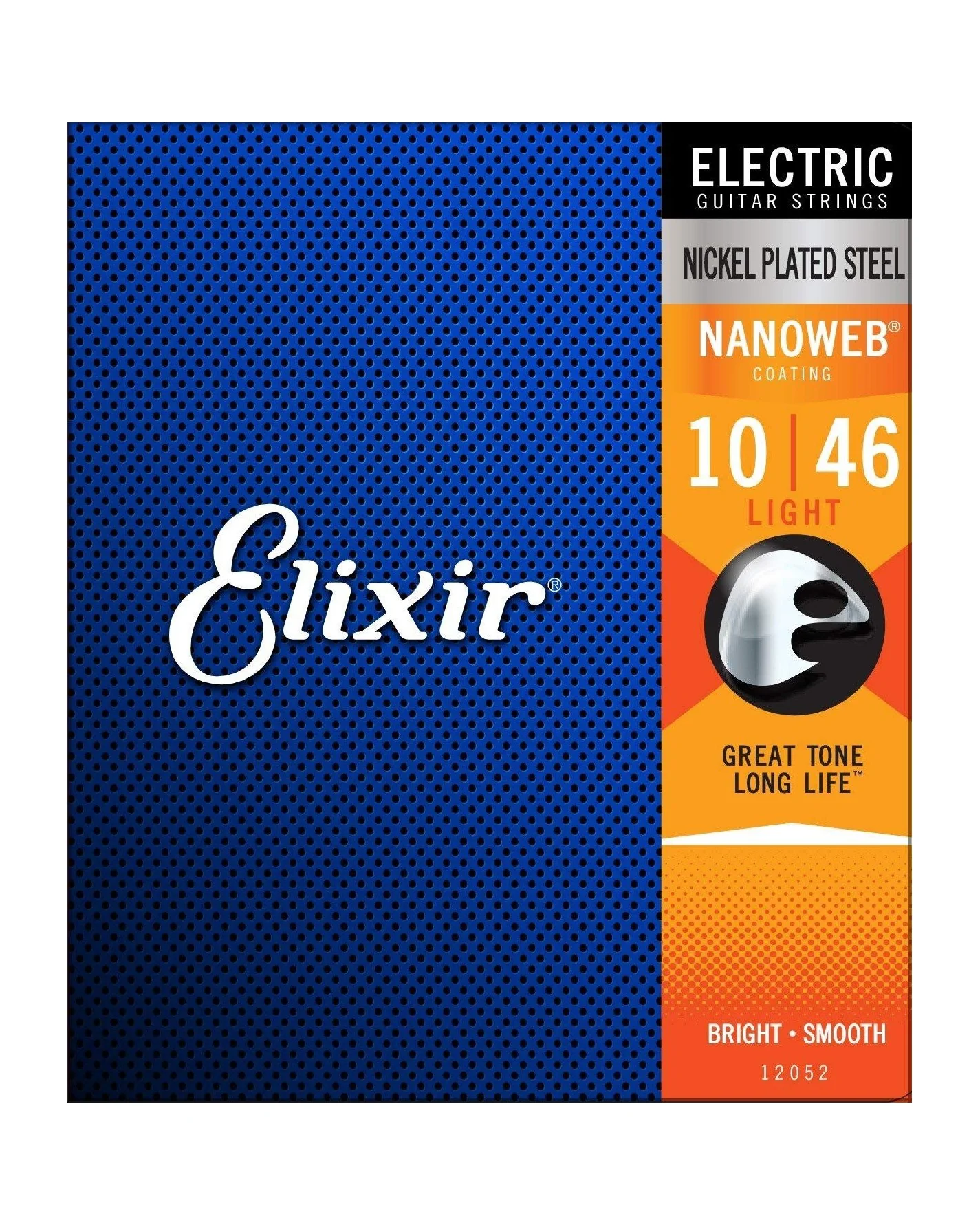 Elixir 12052 Nickel Nanoweb Electric Guitar Strings, Light - Image 2