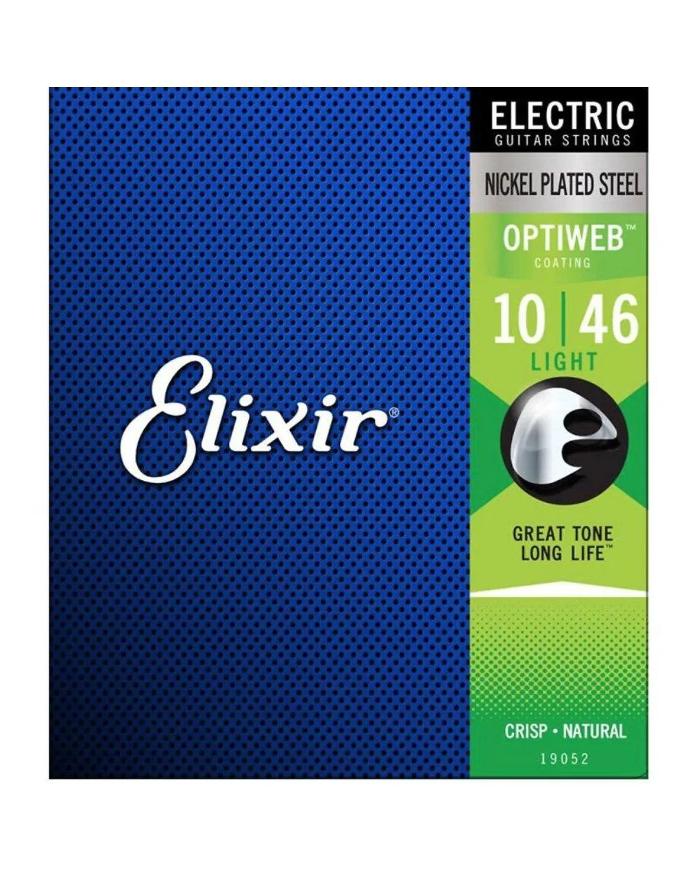 Elixir 19052 Optiweb Nickel Plated Steel Electric Guitar Strings, Light - Image 2