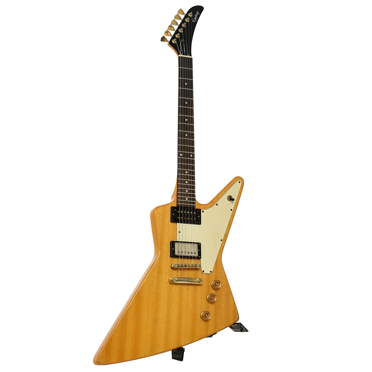Epiphone '58 Korina Explorer Electric Guitar (1997) - Image 3