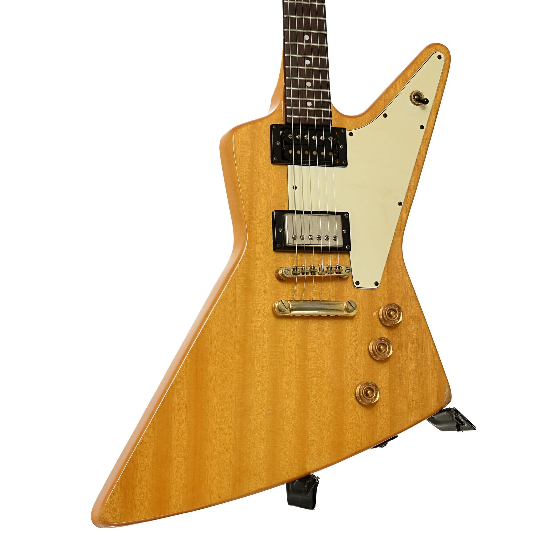 Epiphone '58 Korina Explorer Electric Guitar (1997) - Image 4