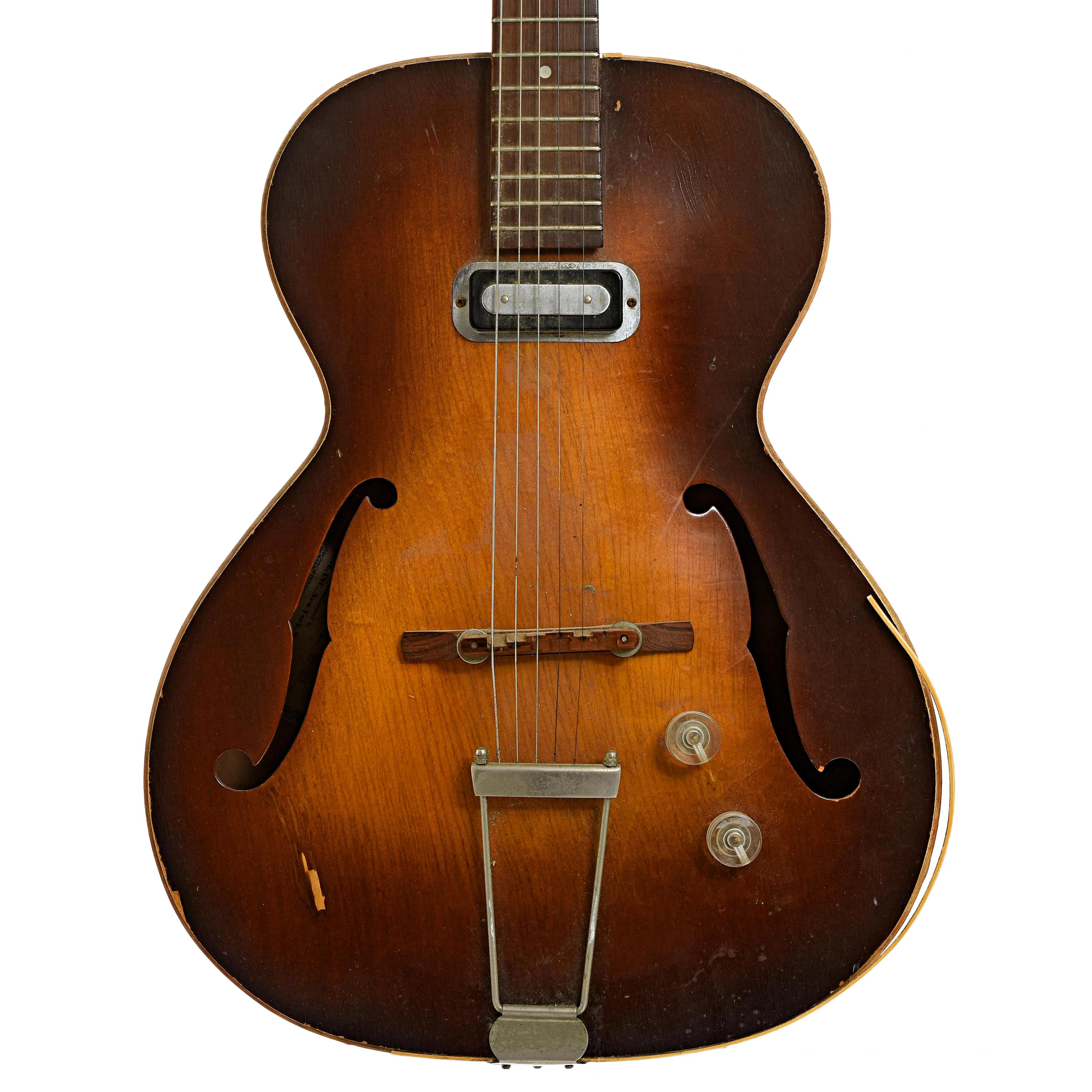 Epiphone E-721 Harry Volpe Hollowbody Electric Guitar (1957) - Image 2