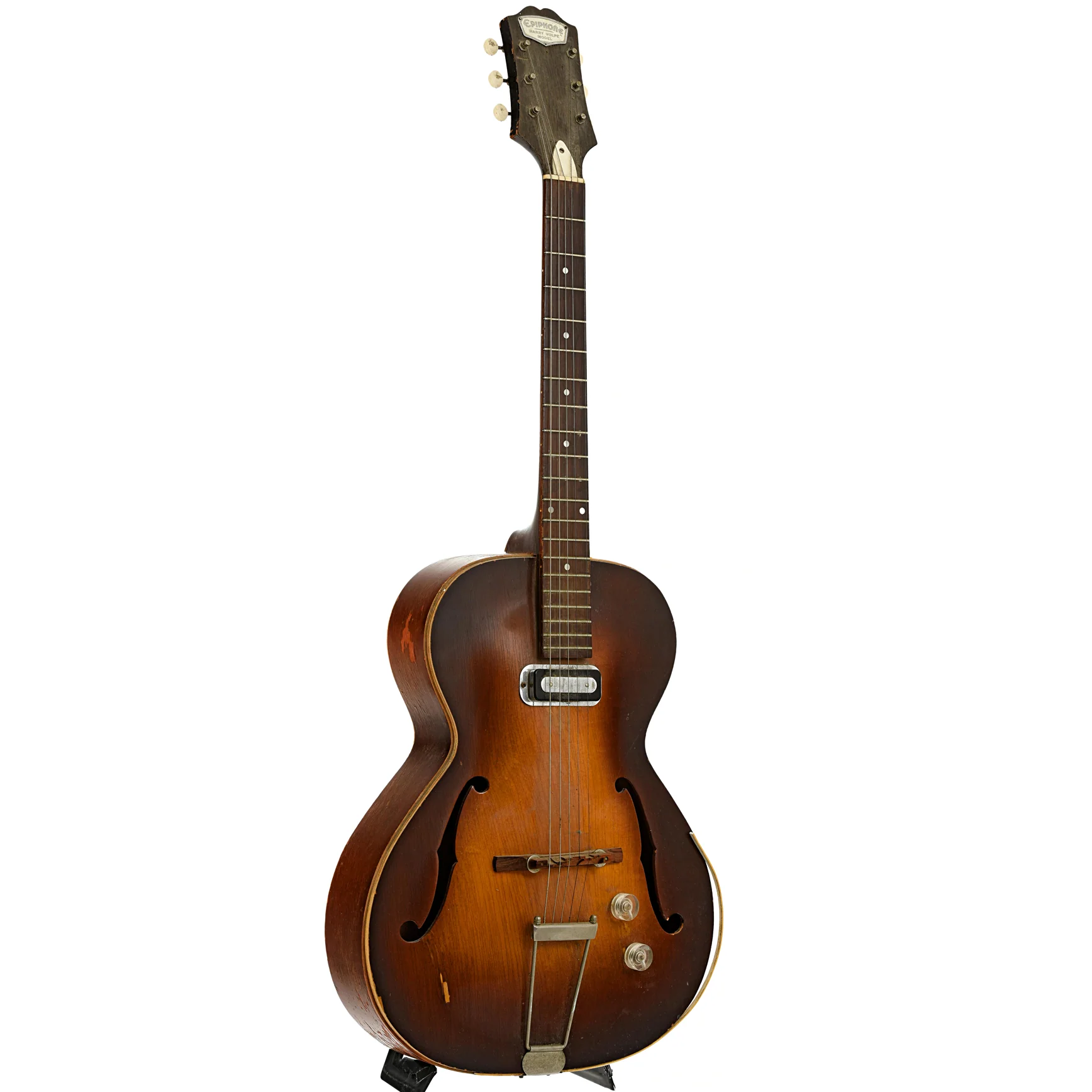 Epiphone E-721 Harry Volpe Hollowbody Electric Guitar (1957) - Image 3