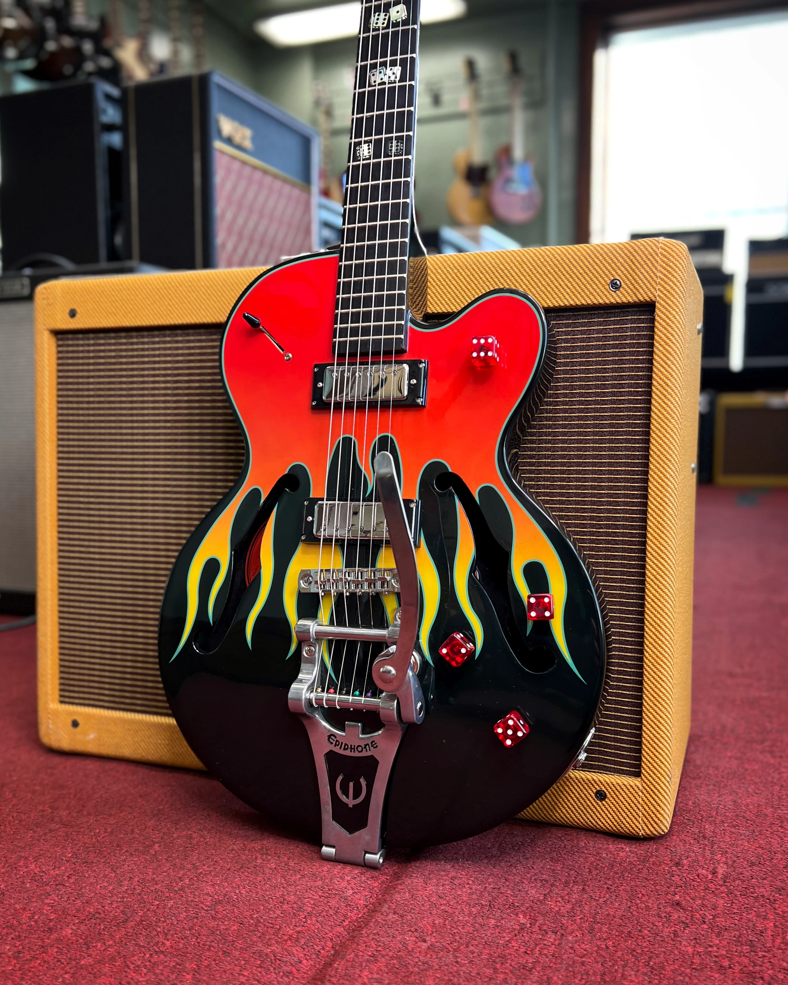 Epiphone Flamekat Semi-Hollowbody Electric Guitar (2000)