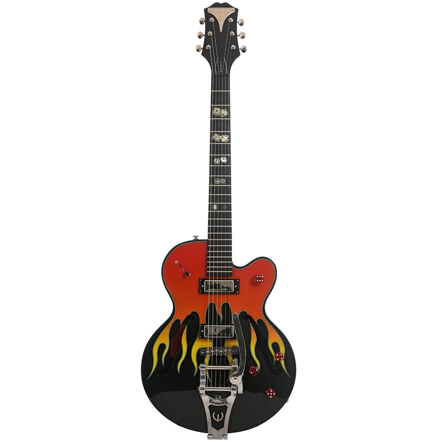 Epiphone Flamekat Semi-Hollowbody Electric Guitar (2000) - Image 14