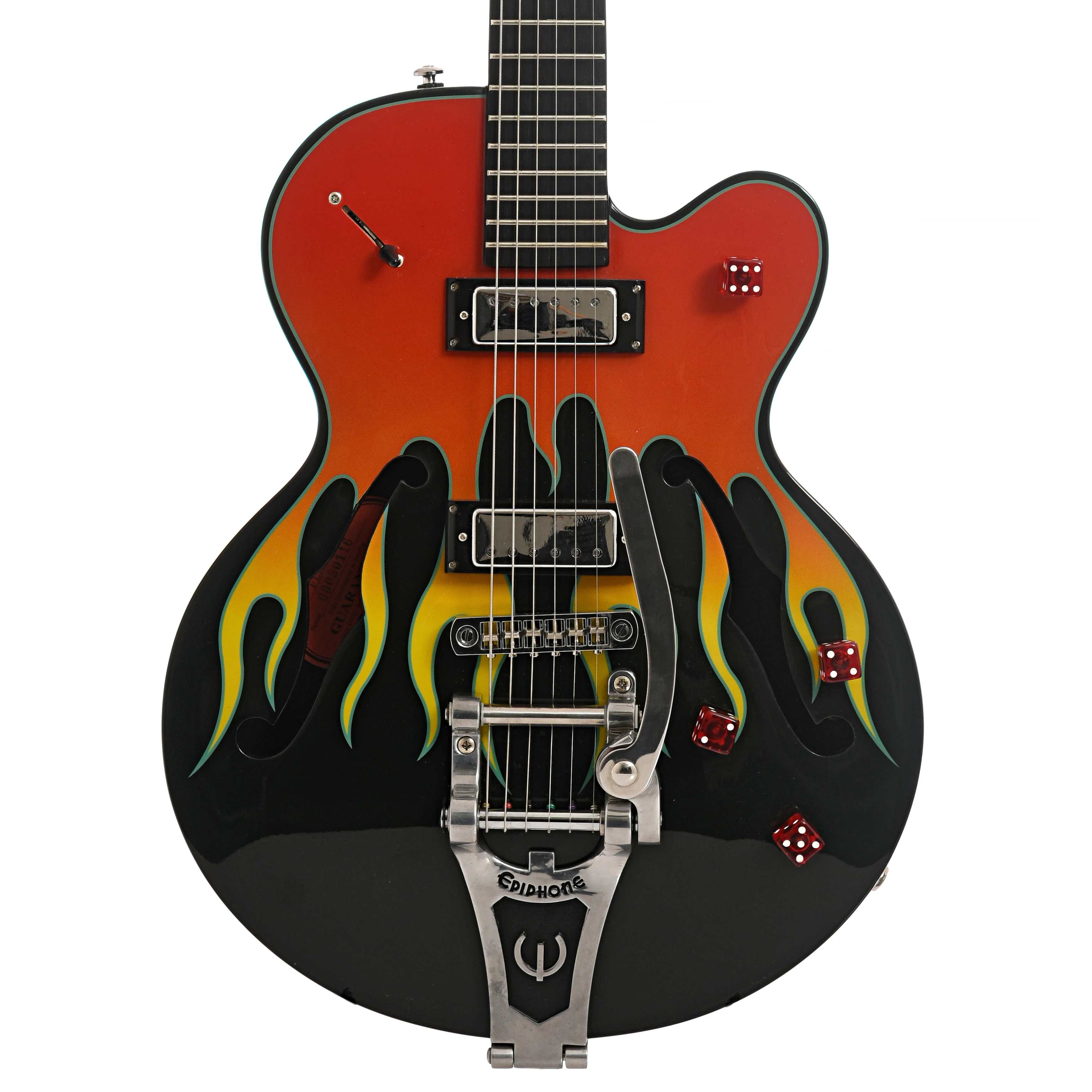 Epiphone Flamekat Semi-Hollowbody Electric Guitar (2000) - Image 2