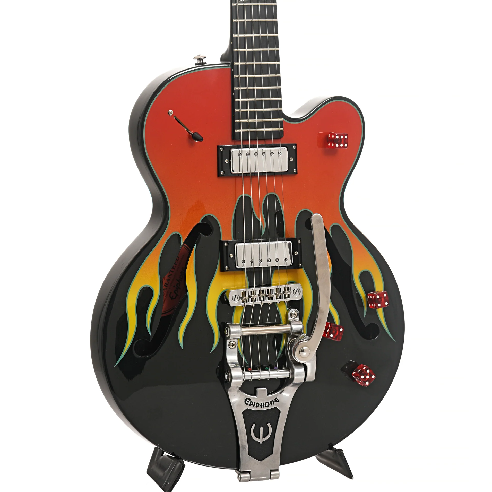 Epiphone Flamekat Semi-Hollowbody Electric Guitar (2000) - Image 4