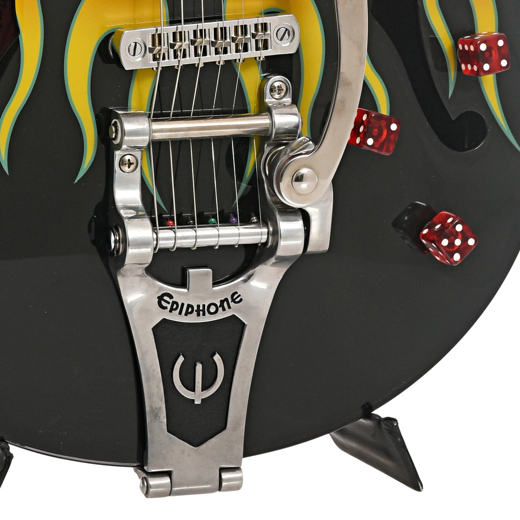 Epiphone Flamekat Semi-Hollowbody Electric Guitar (2000) - Image 5