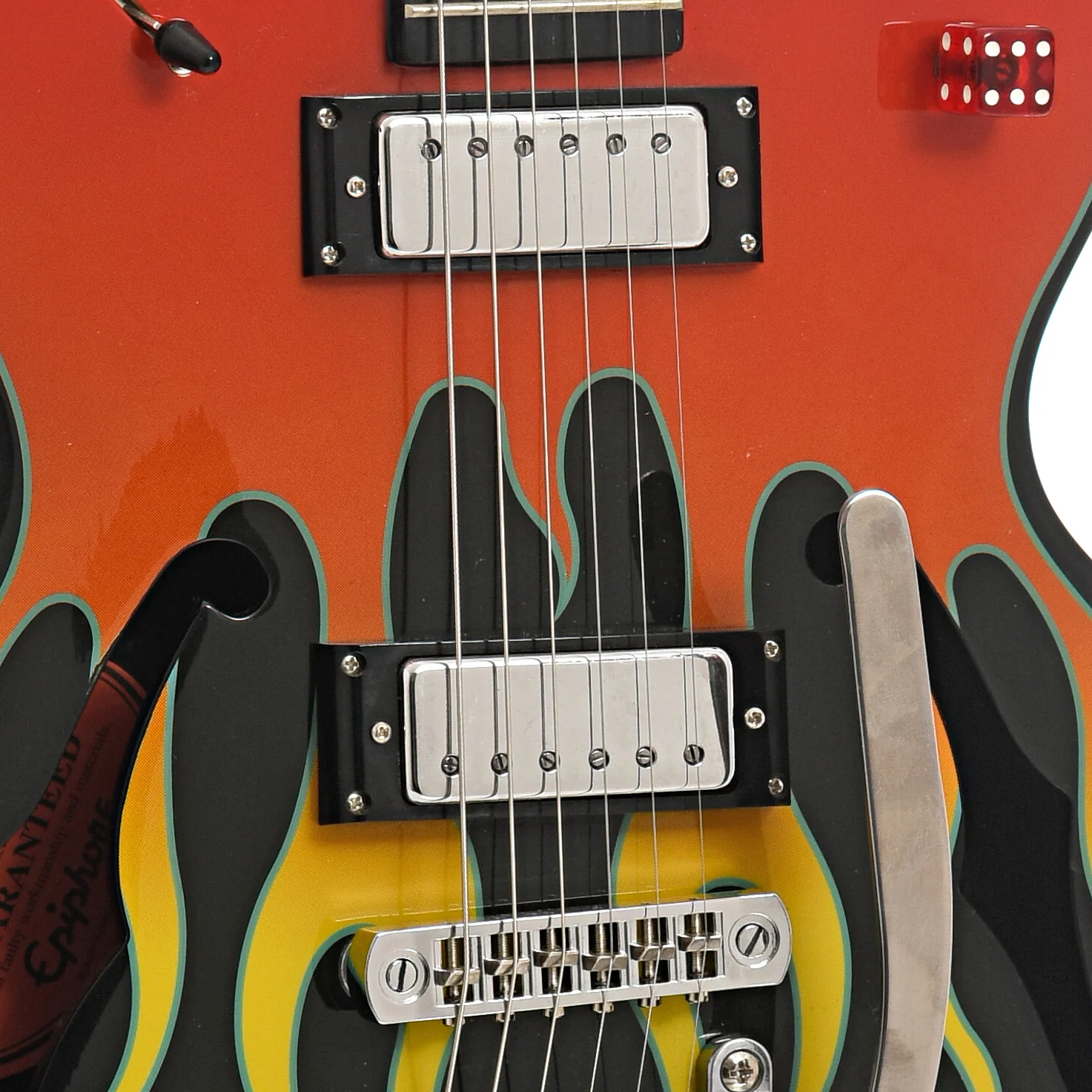 Epiphone Flamekat Semi-Hollowbody Electric Guitar (2000) - Image 6