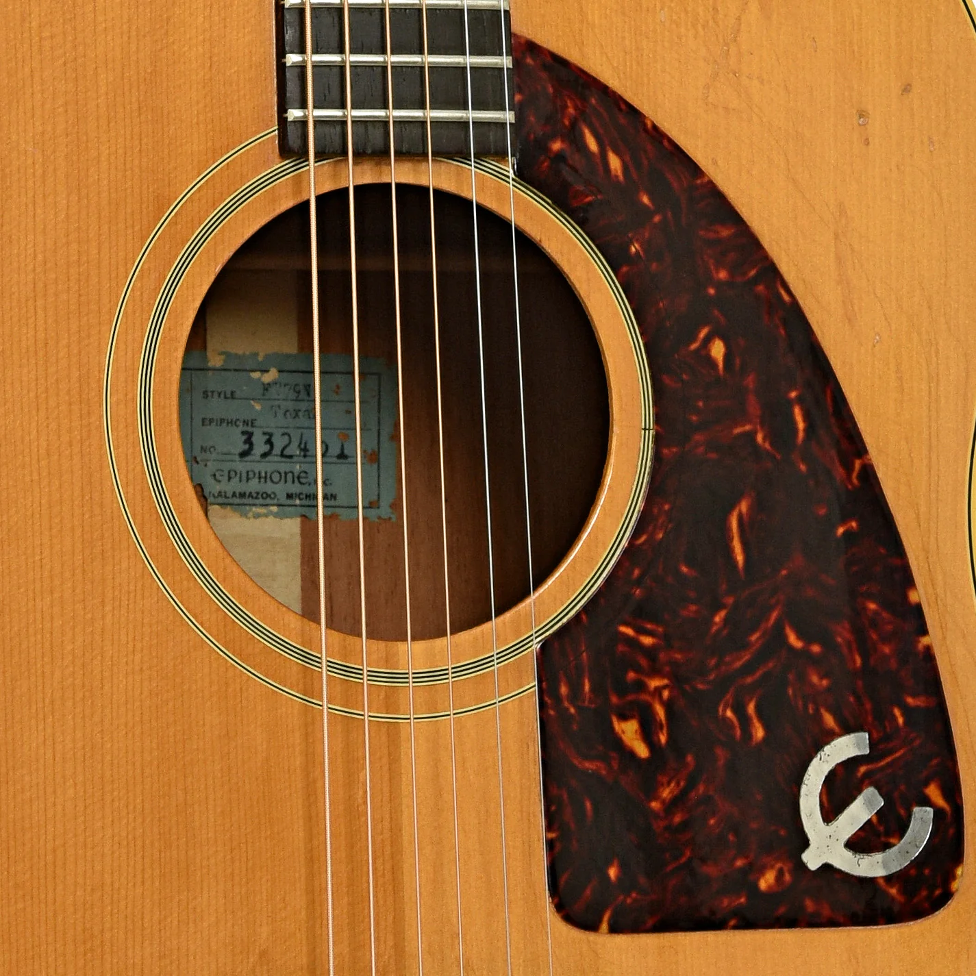 Epiphone FT-79 Texan Acoustic Guitar (1965) - Image 6
