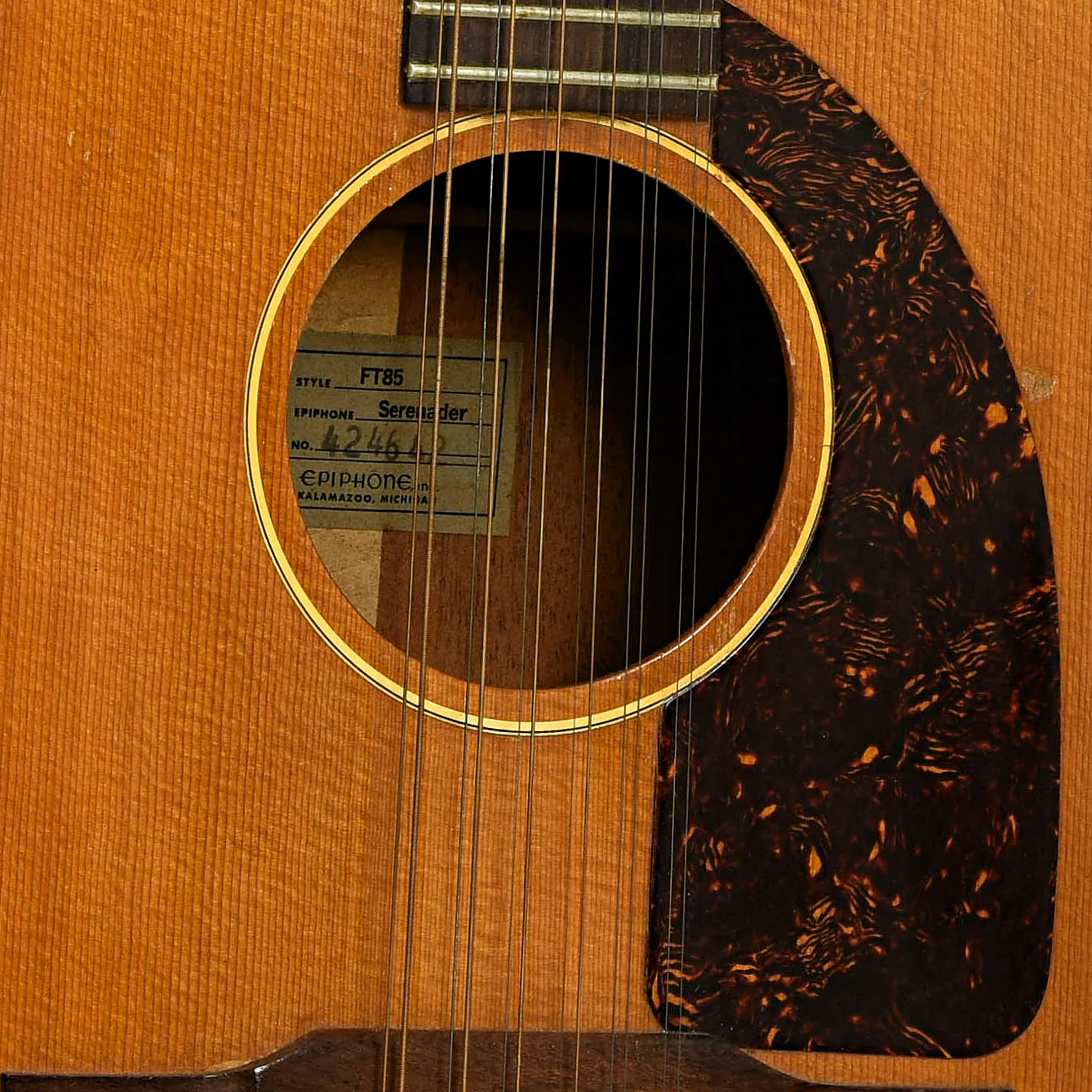 Epiphone FT85 Serenader 12-String Guitar (1966) - Image 6